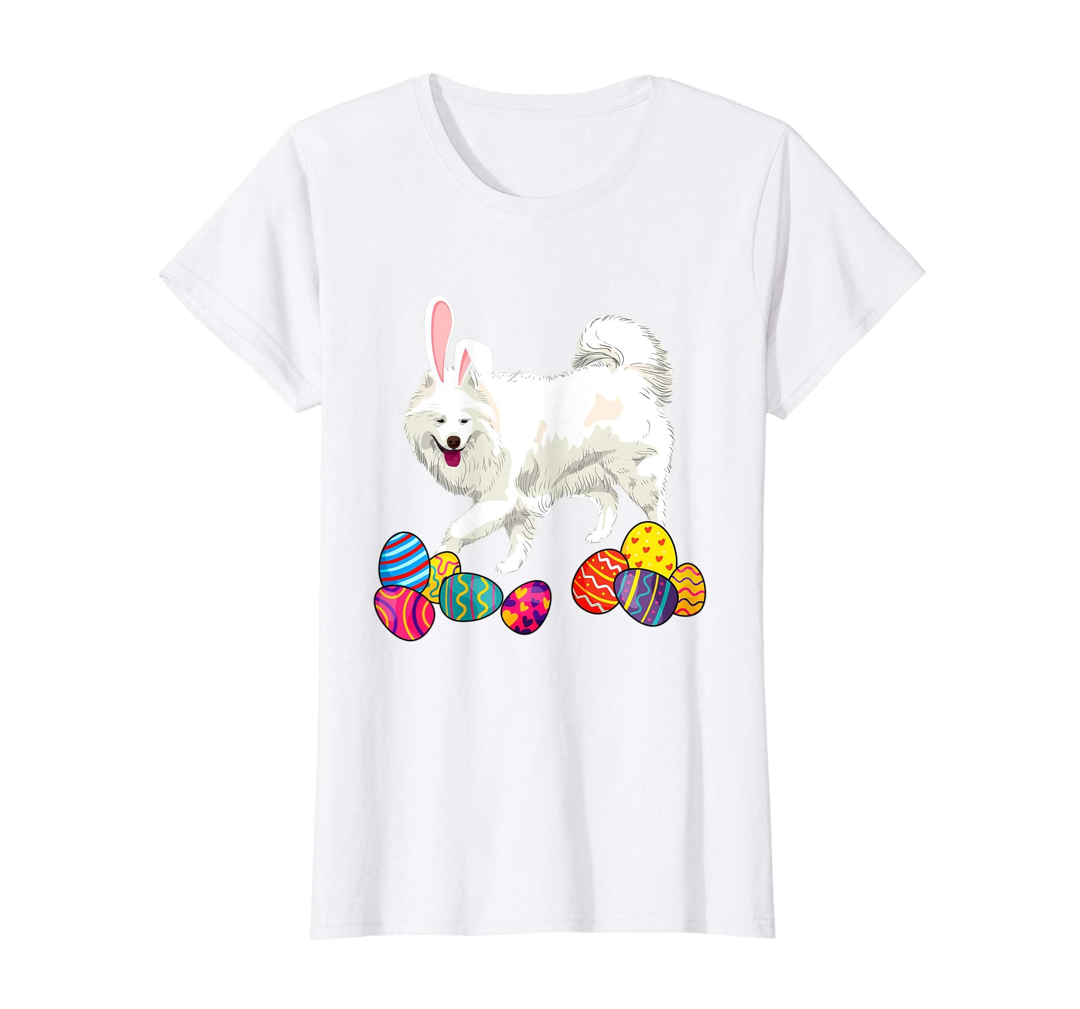 Samoyed Bunny Ear With Egg Easter Easter Day Shirt
