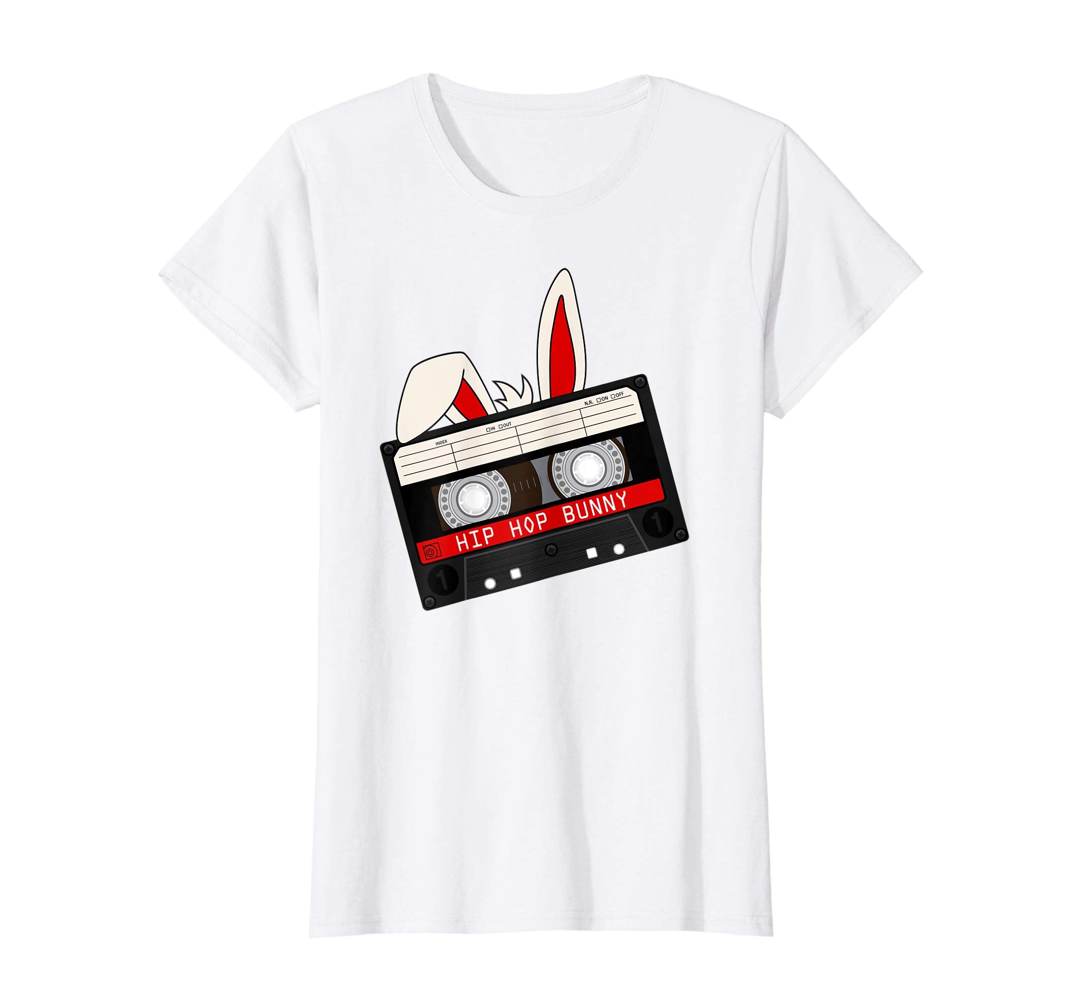 Hip Hop Easter Bunny Cassette Tape T Shirt Retro Vintage Tee
