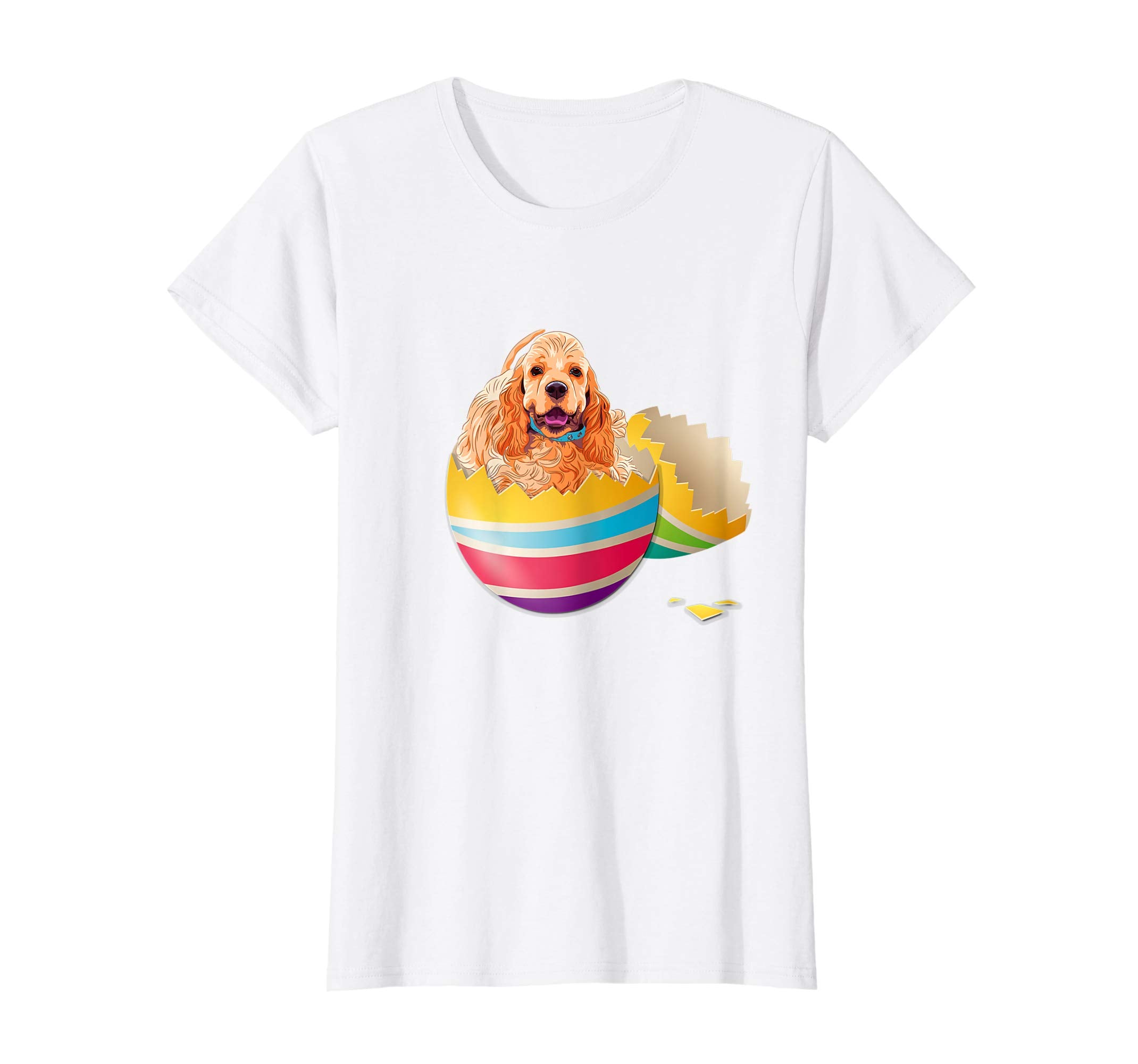 Cocker Spaniel Hatching From Easter Egg Easter Day Shirt