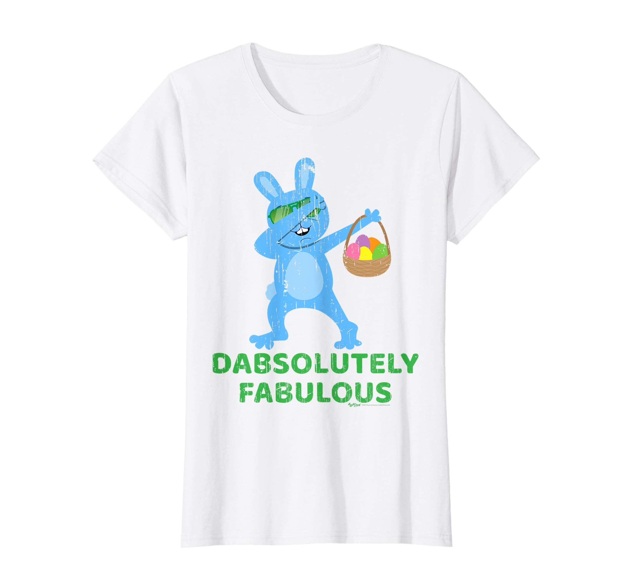 Vintage Dabsolutely Fabulous Easter Bunny Dab Dance T Shirt