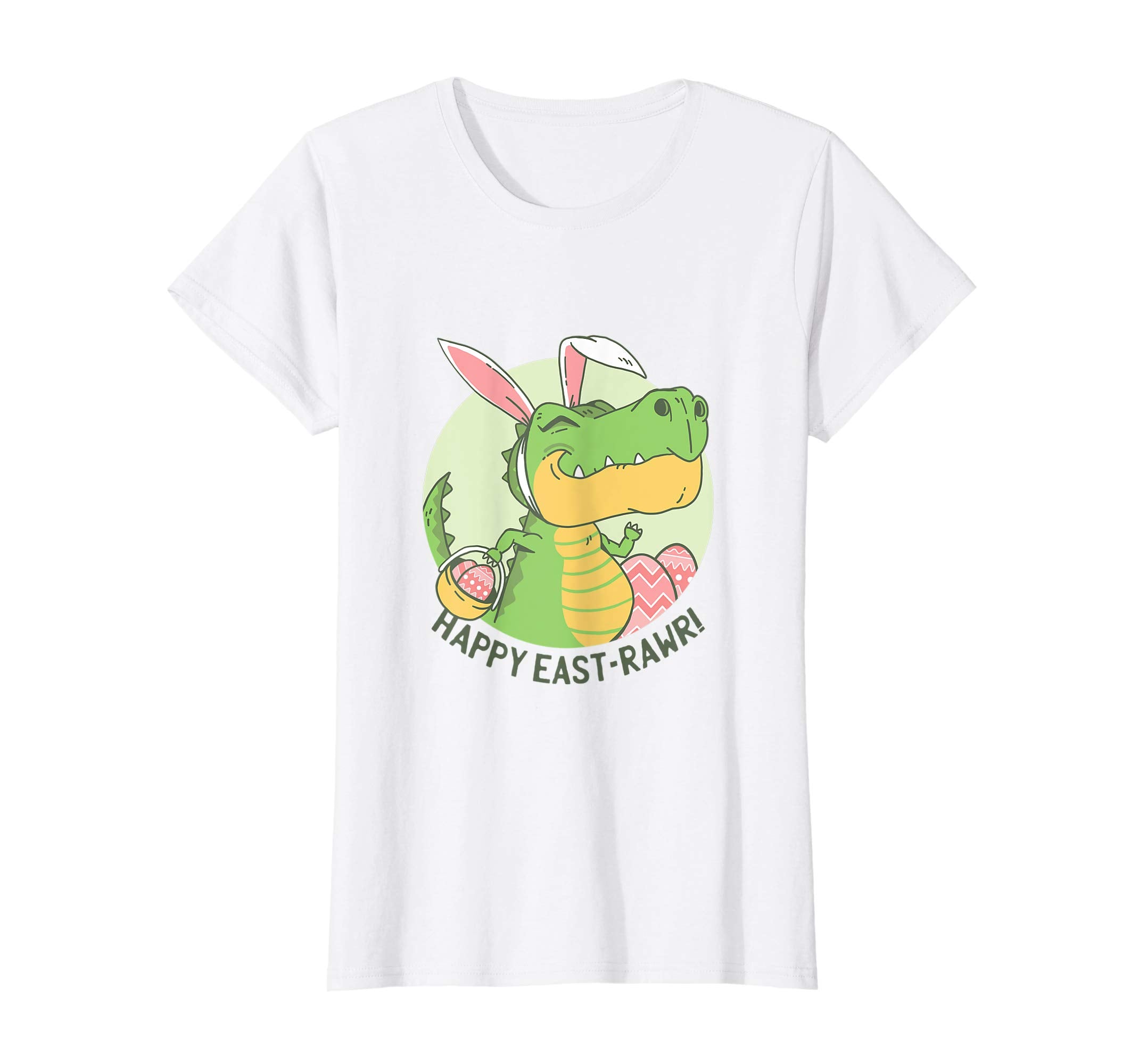 Funny Easter T-Rex Dinosaur T Shirt Gift for Kids, Men Women
