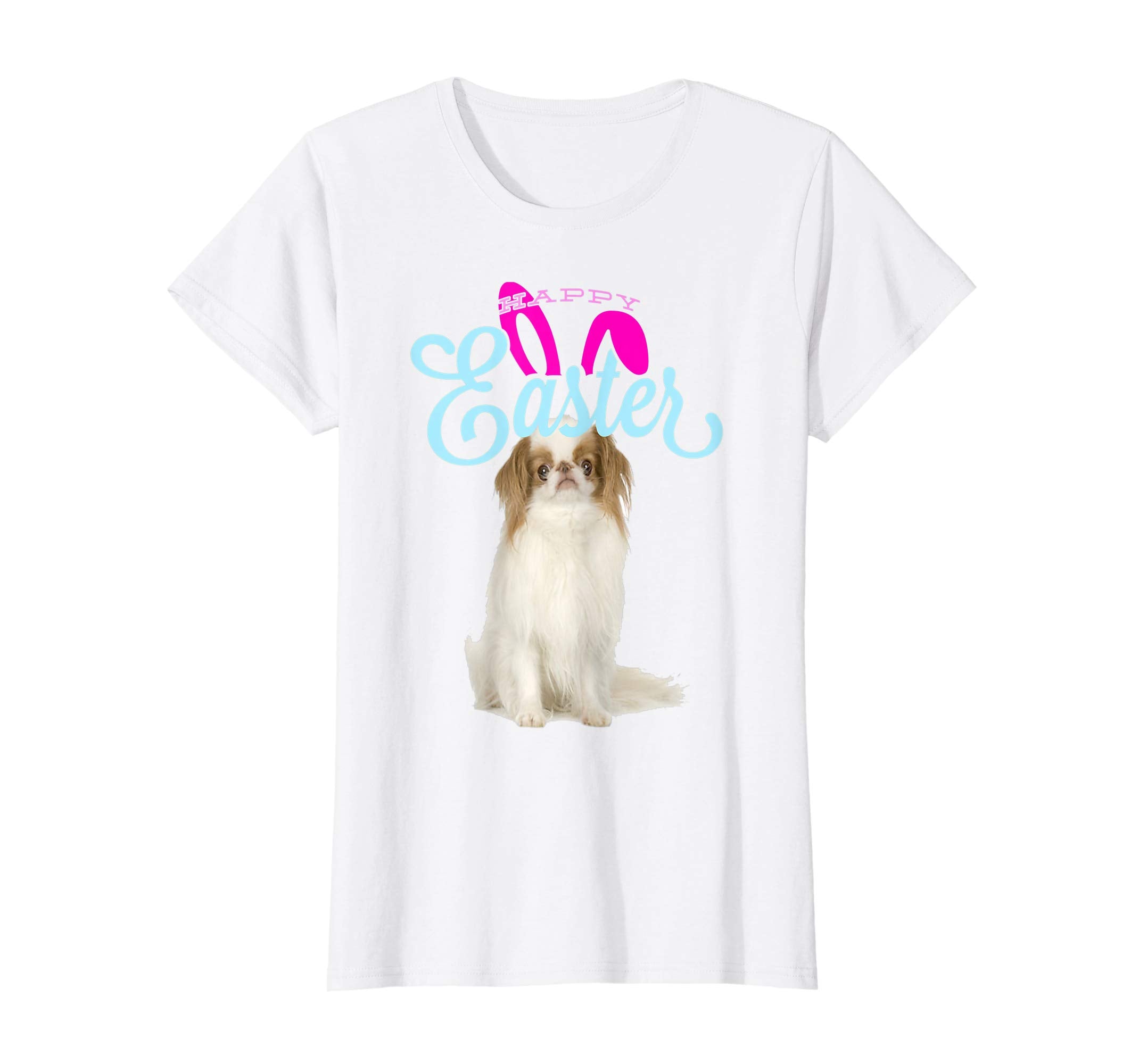 Easter Bunny Japanese Chin Tshirt Dog Men Women Gift Easter