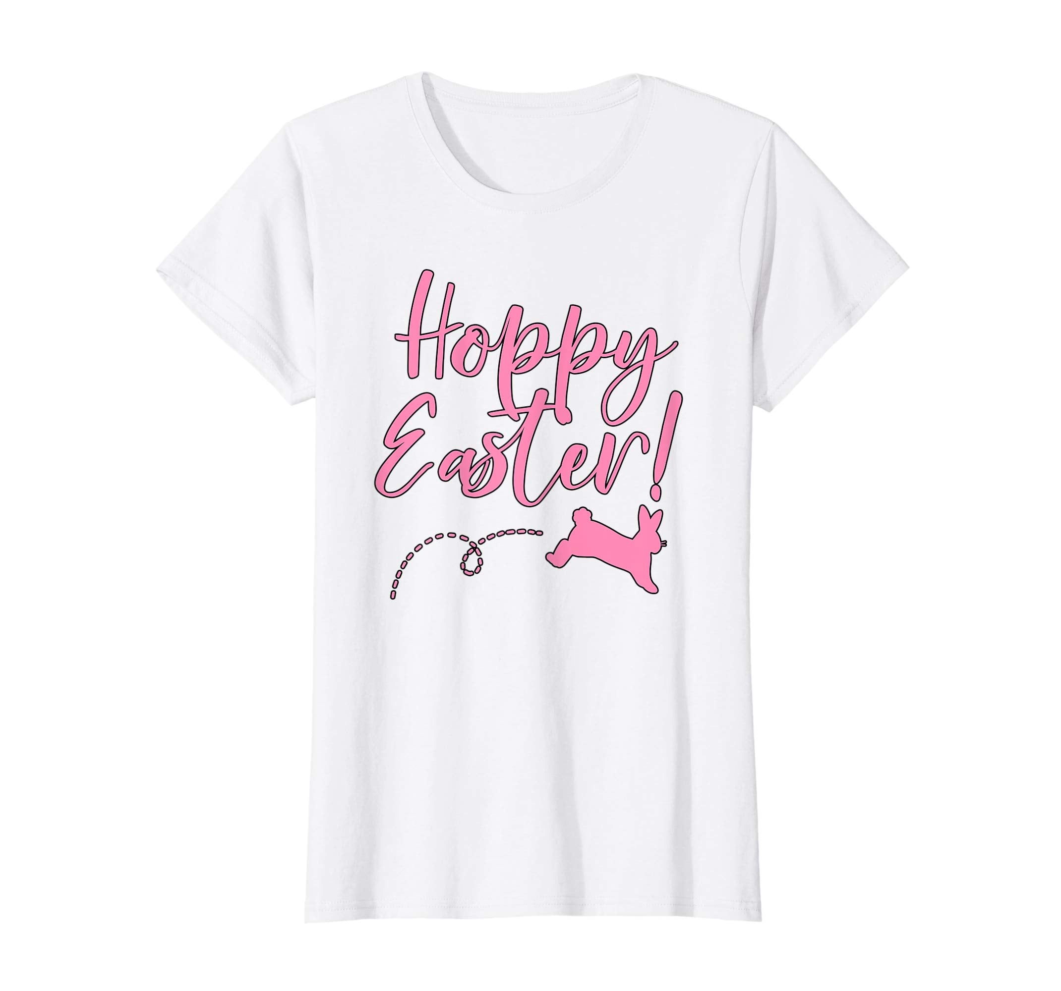 Hoppy Easter T-shirt with Hopping Bunny Rabbit