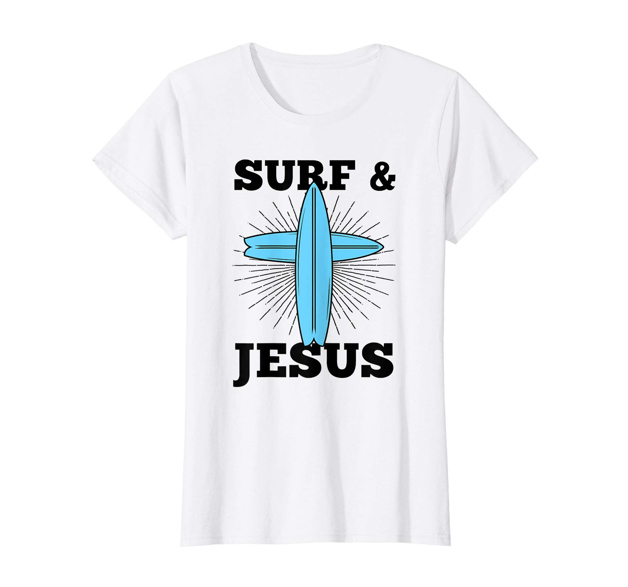 Surf And Jesus Christian Easter Bible Verse Gift T-Shirt