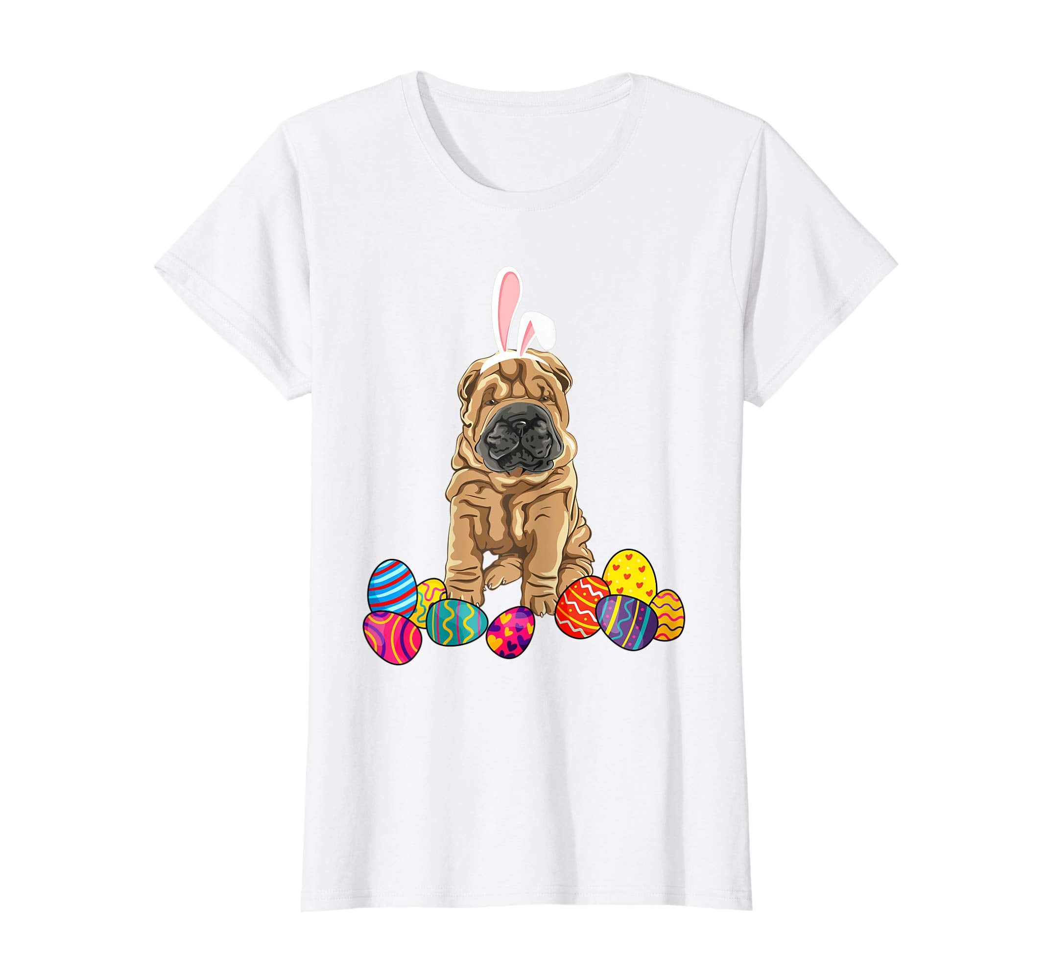 Chinese Shar-Pei Bunny Ear With Egg Easter Easter Day Shirt