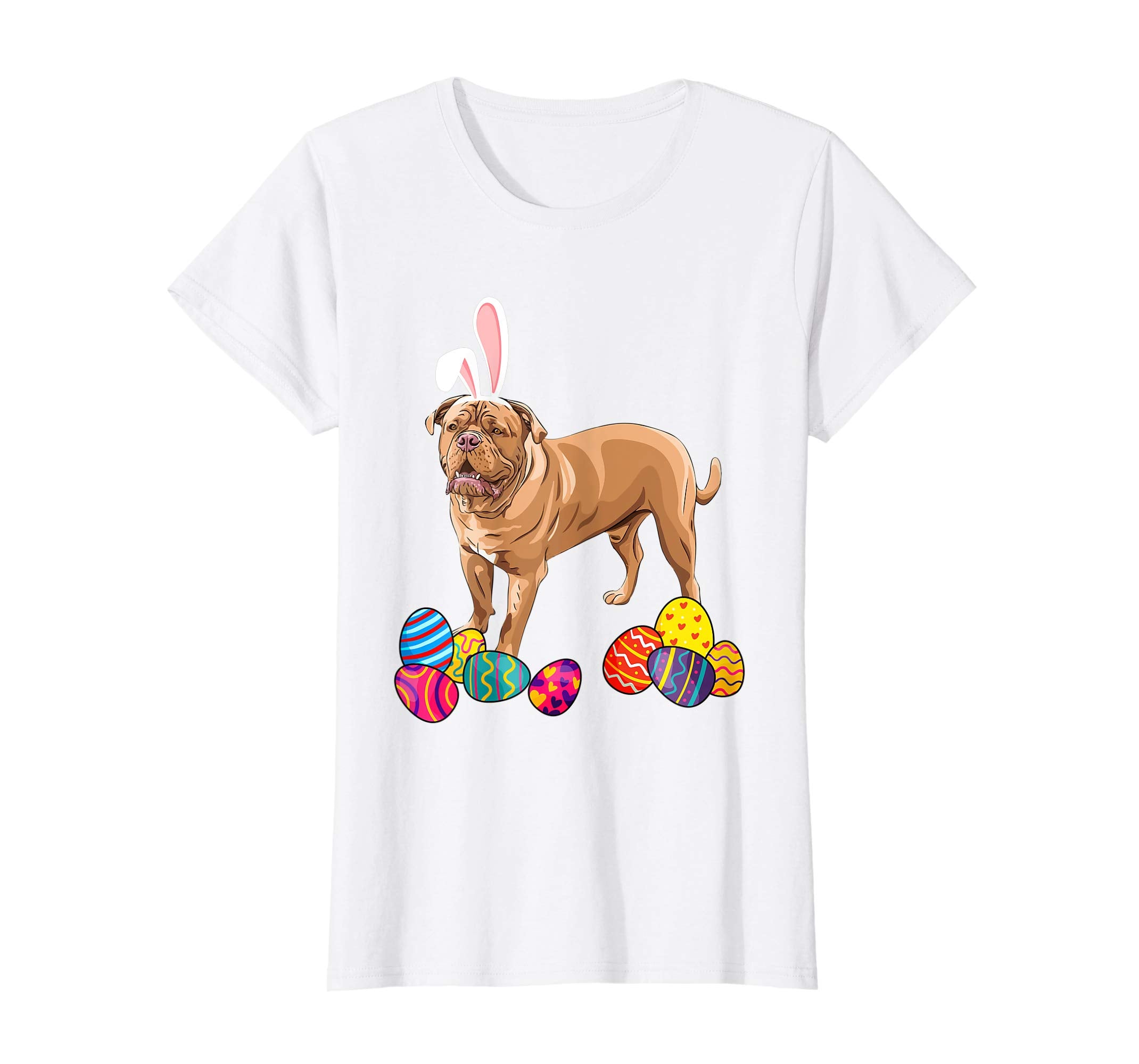 French Mastiff Bunny Ear With Egg Easter Easter Day Shirt