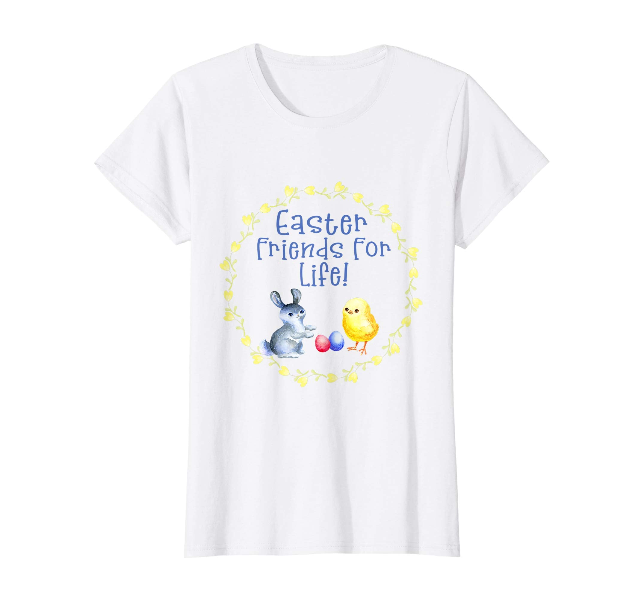 Easter Bunny &amp; Duck Friends For Life Holiday Tshirt