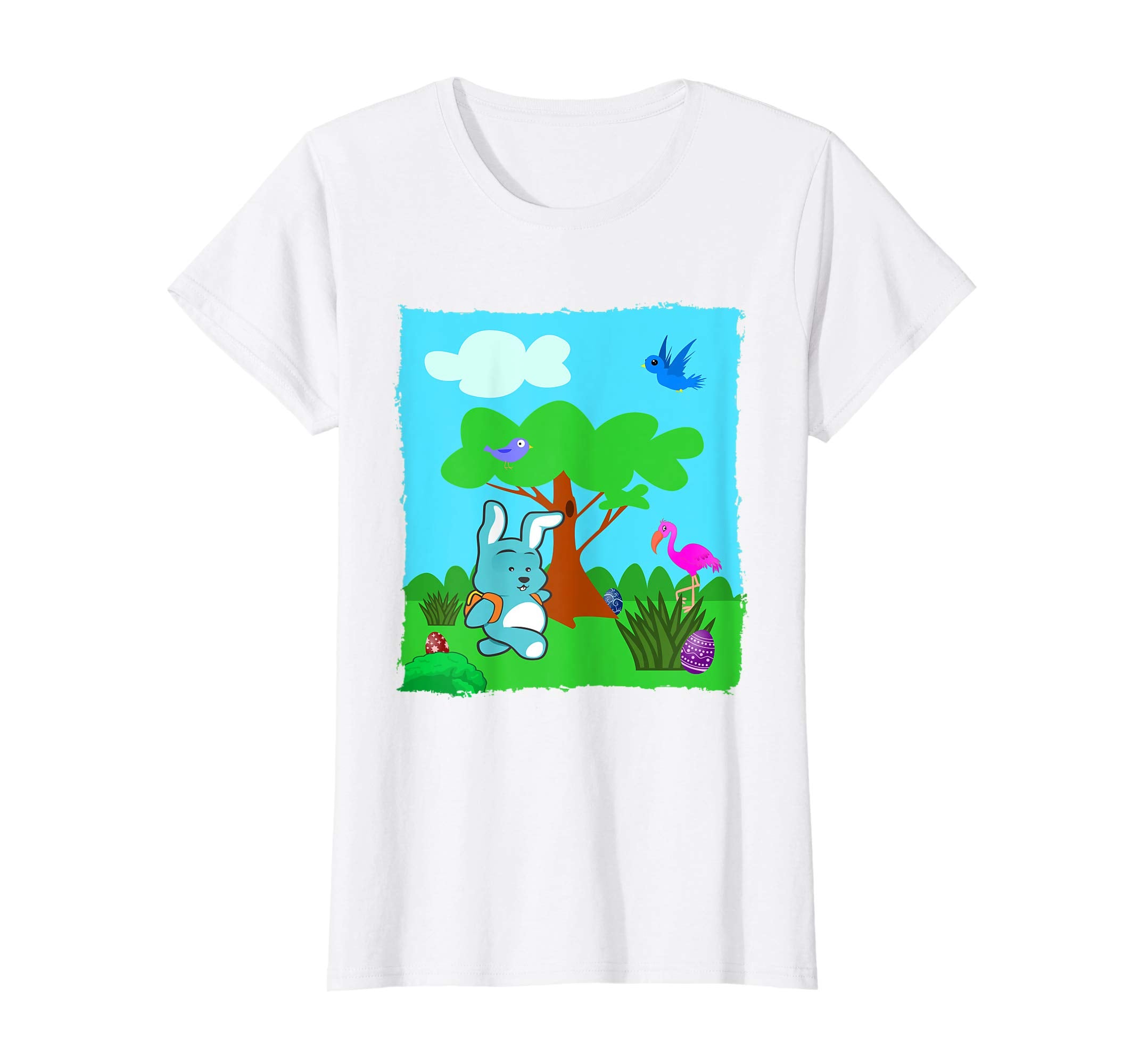 Cute Easter T-Shirt Bunny Tee for Kids Egg Hunt Easter Shirt