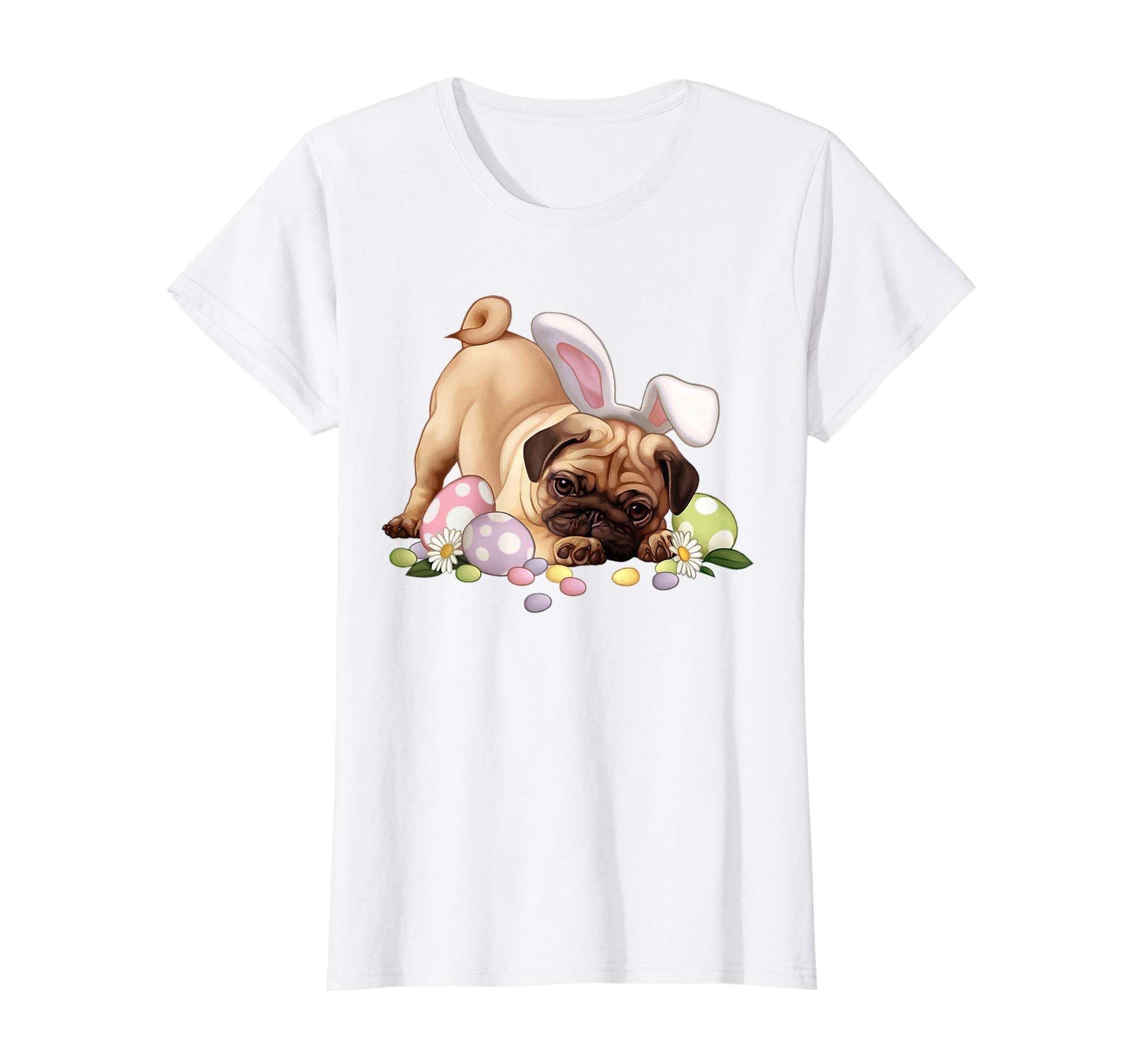 Pug Lovers Happy Easter Awesome T shirt