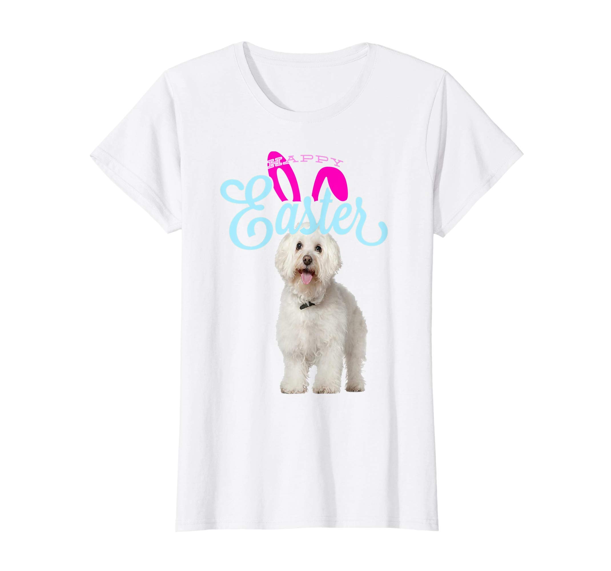 Easter Bunny Bichon Frise Tshirt Dog Men Women Gift