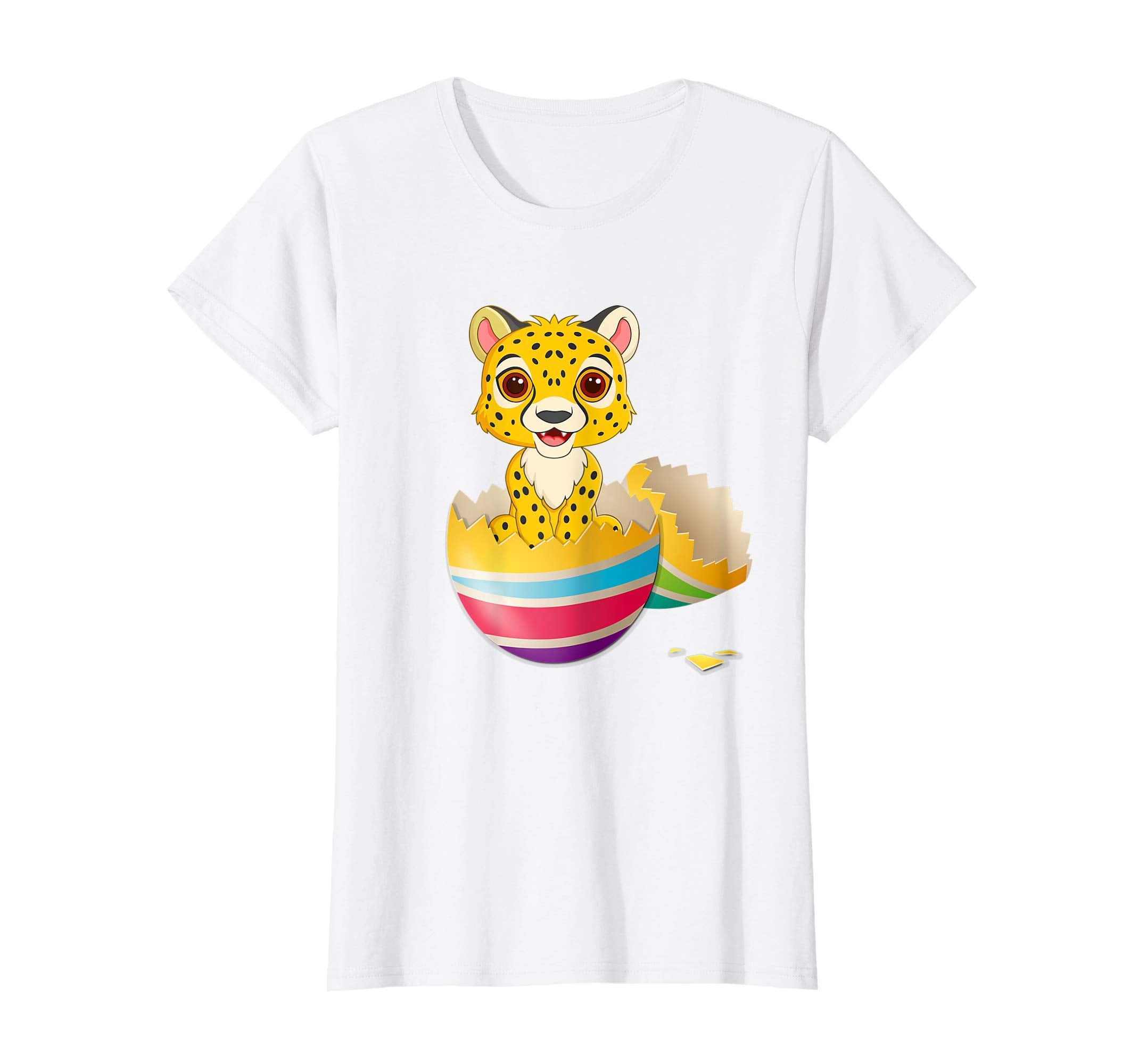 Baby Cheetah Hatching From Easter Egg Easter Day Shirt