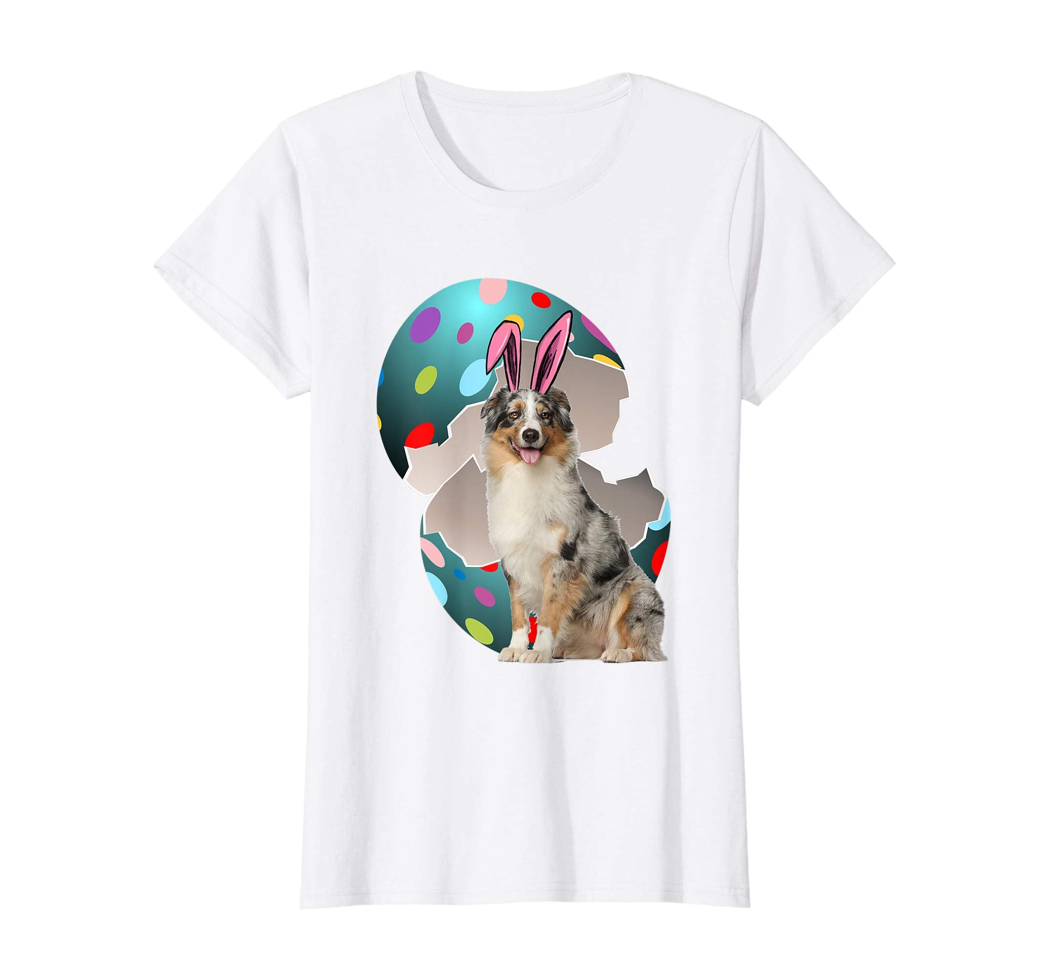 Australian Shepherd Dad Mom Easter Day Gift T shirt