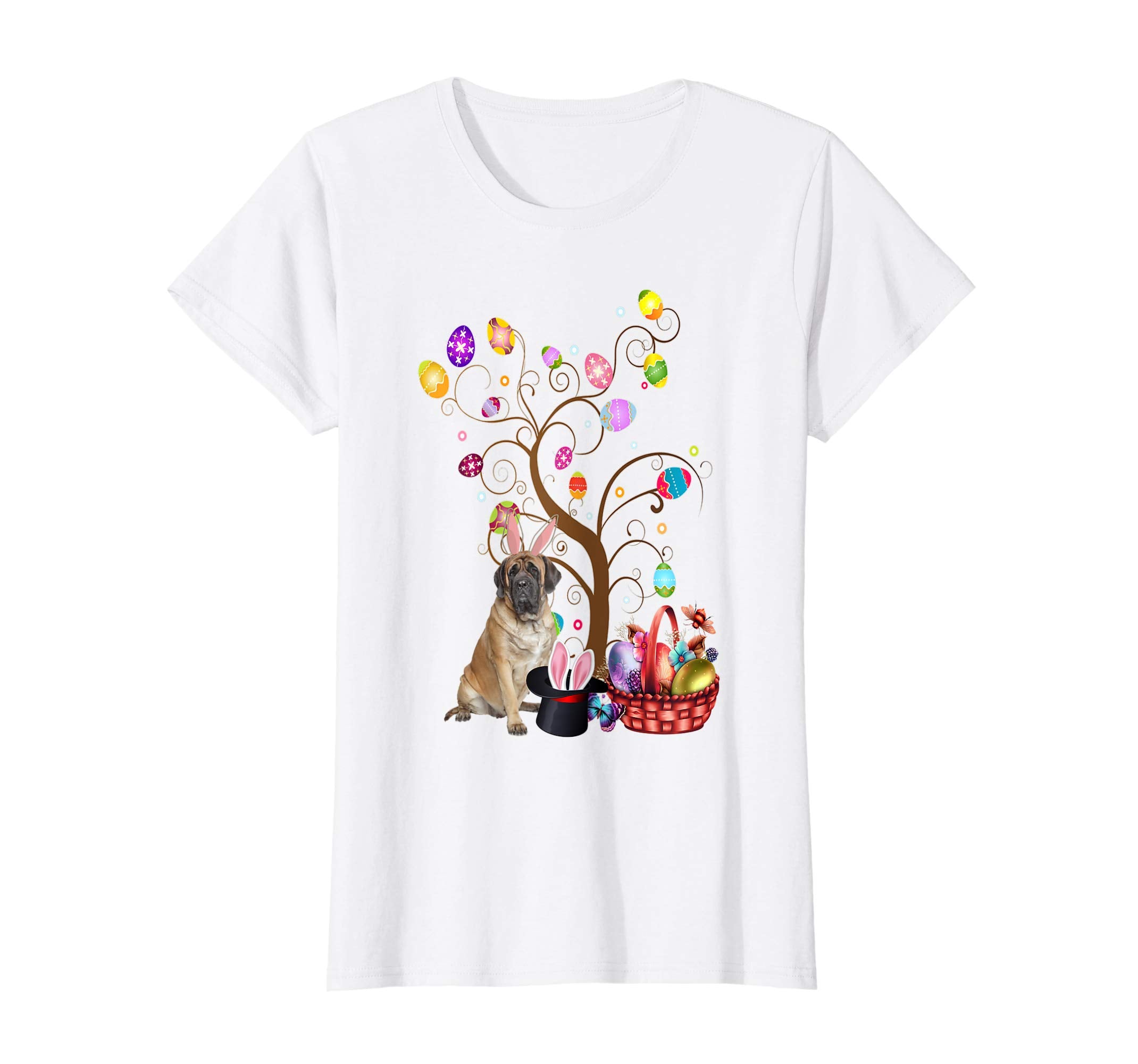 Bunny English Mastiff Easter Day Hunting Egg Shirt Mom Gift