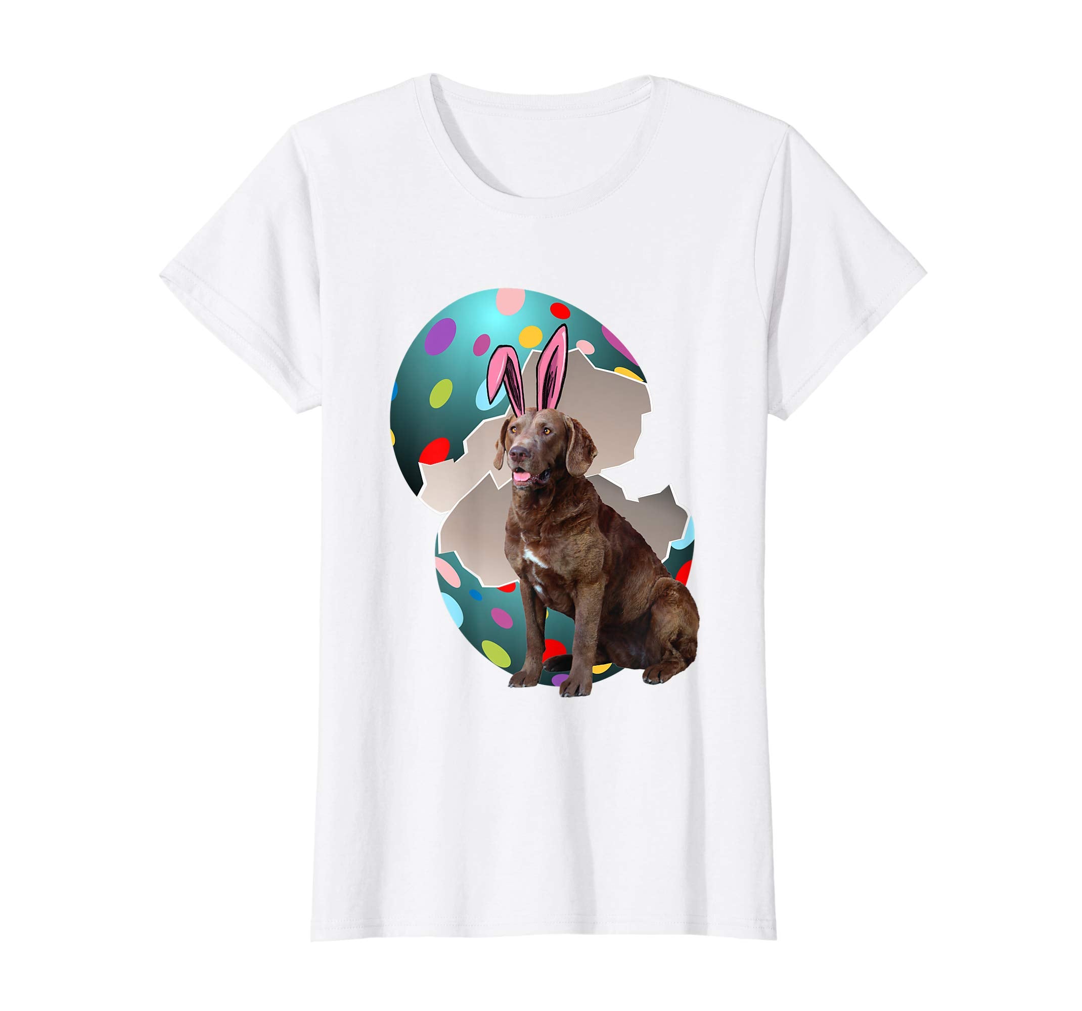 Chesapeake Bay Retriever Dad Mom Easter Day Gift T shirt