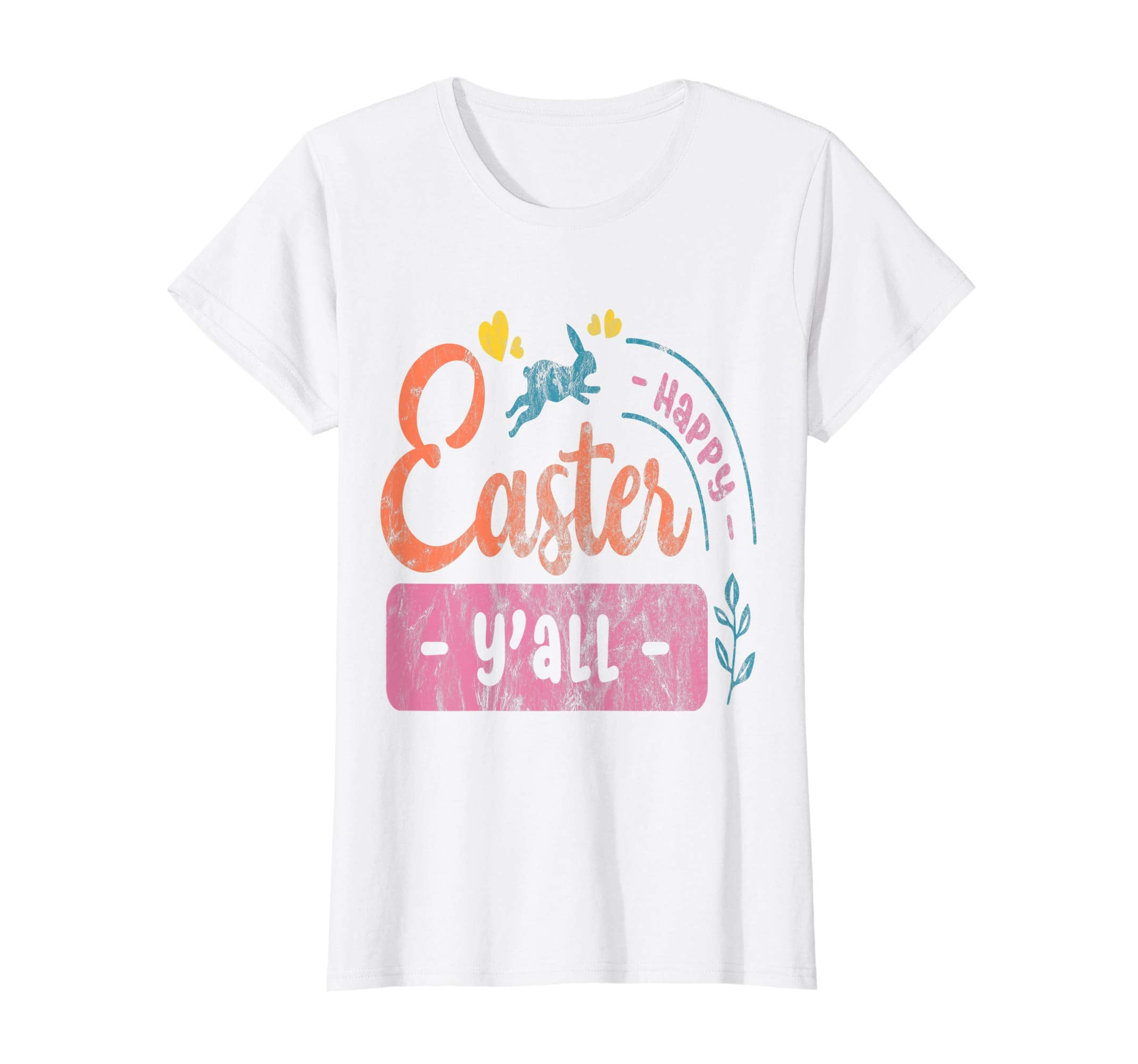 Happy Easter Y'all Bunny Easter T Shirt GIft Girls