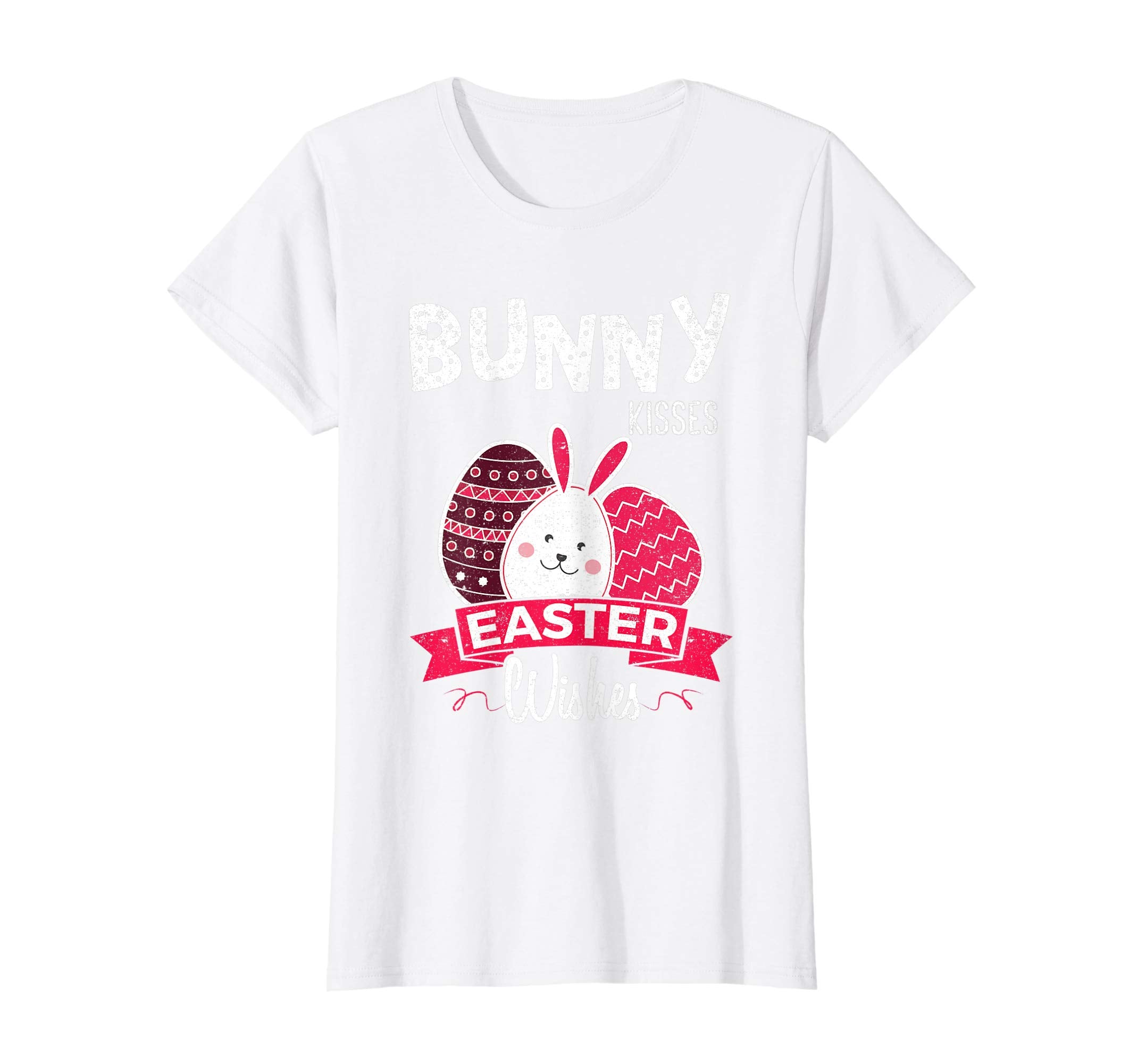 Bunny Kisses Easter Wishes Easter Bunny Tshirt