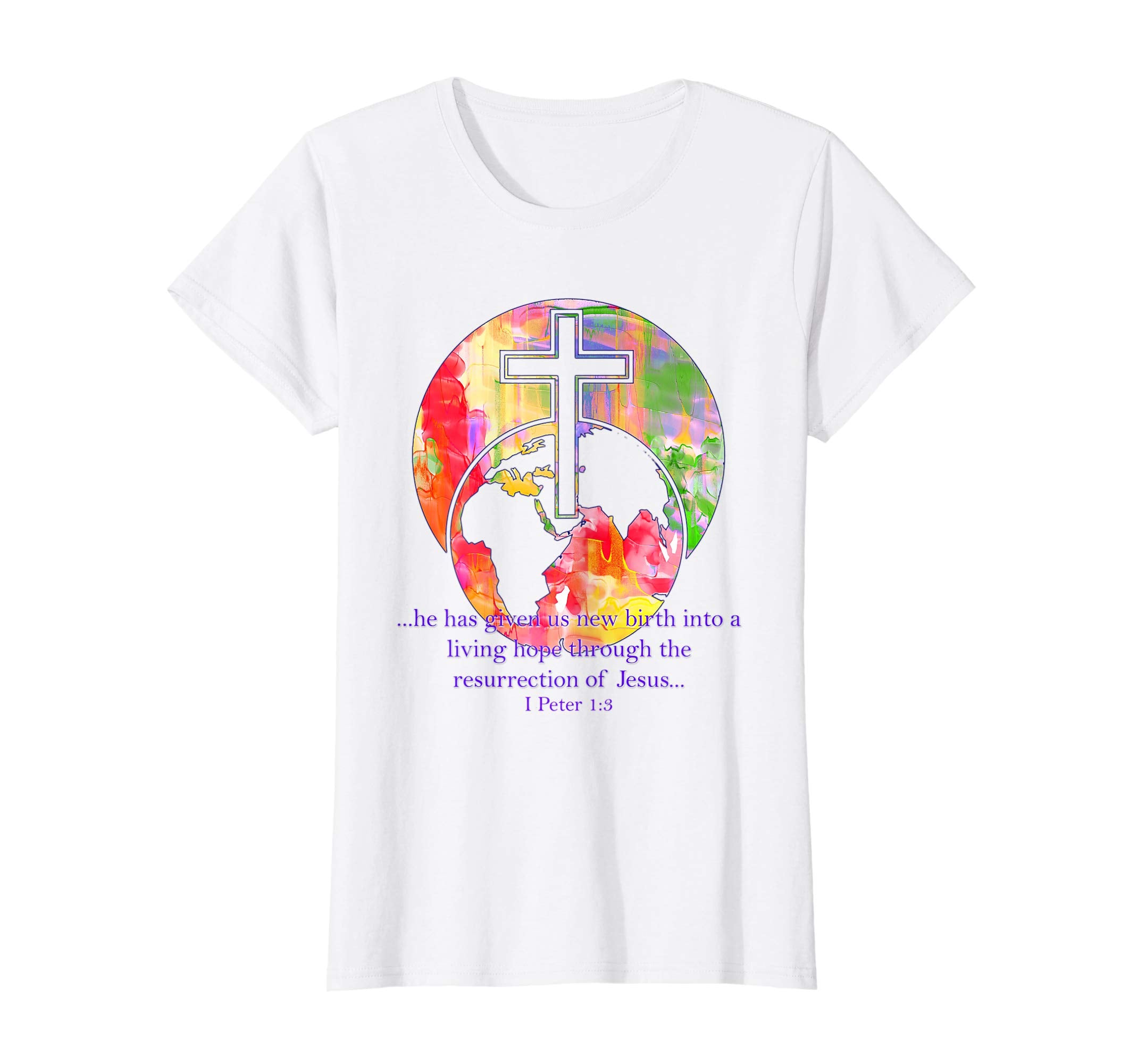 Religious Christian Cross Easter Resurrection T-Shirt