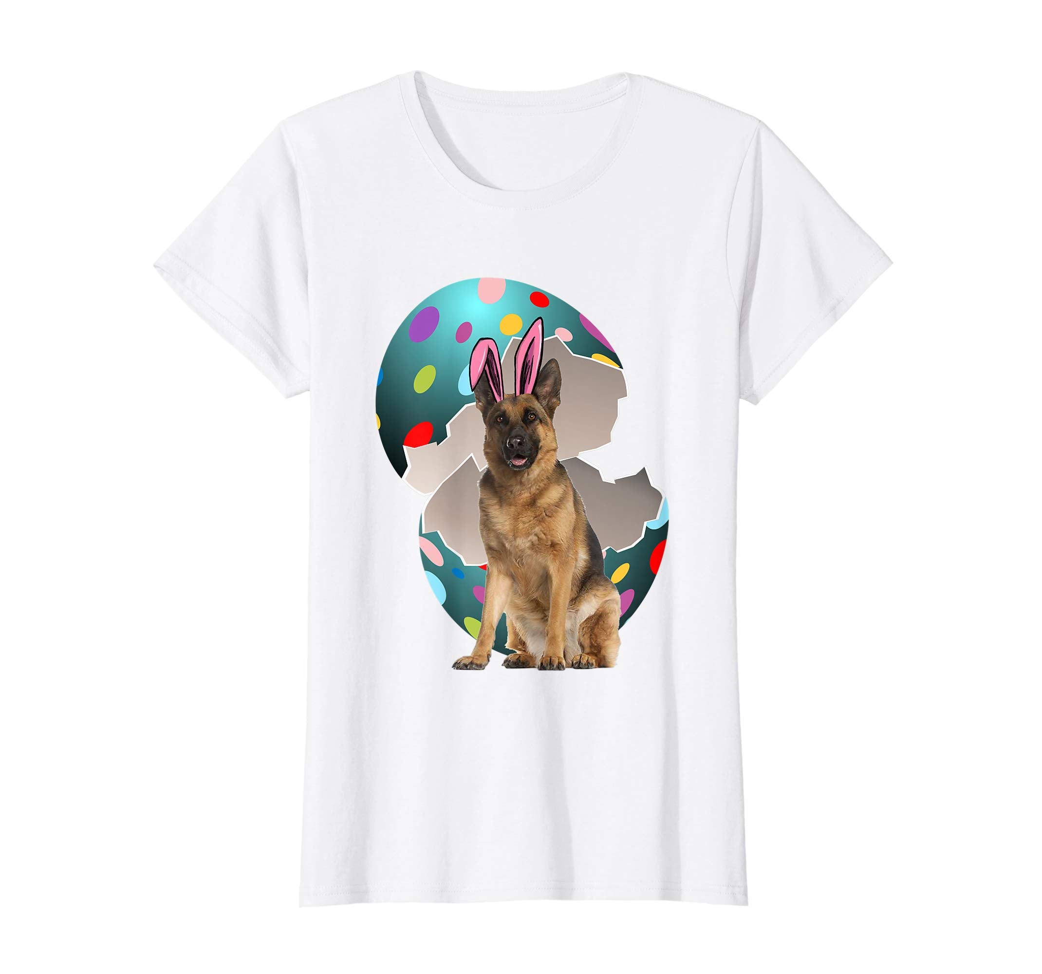 German shepherd Dad Mom Easter Day Gift T shirt