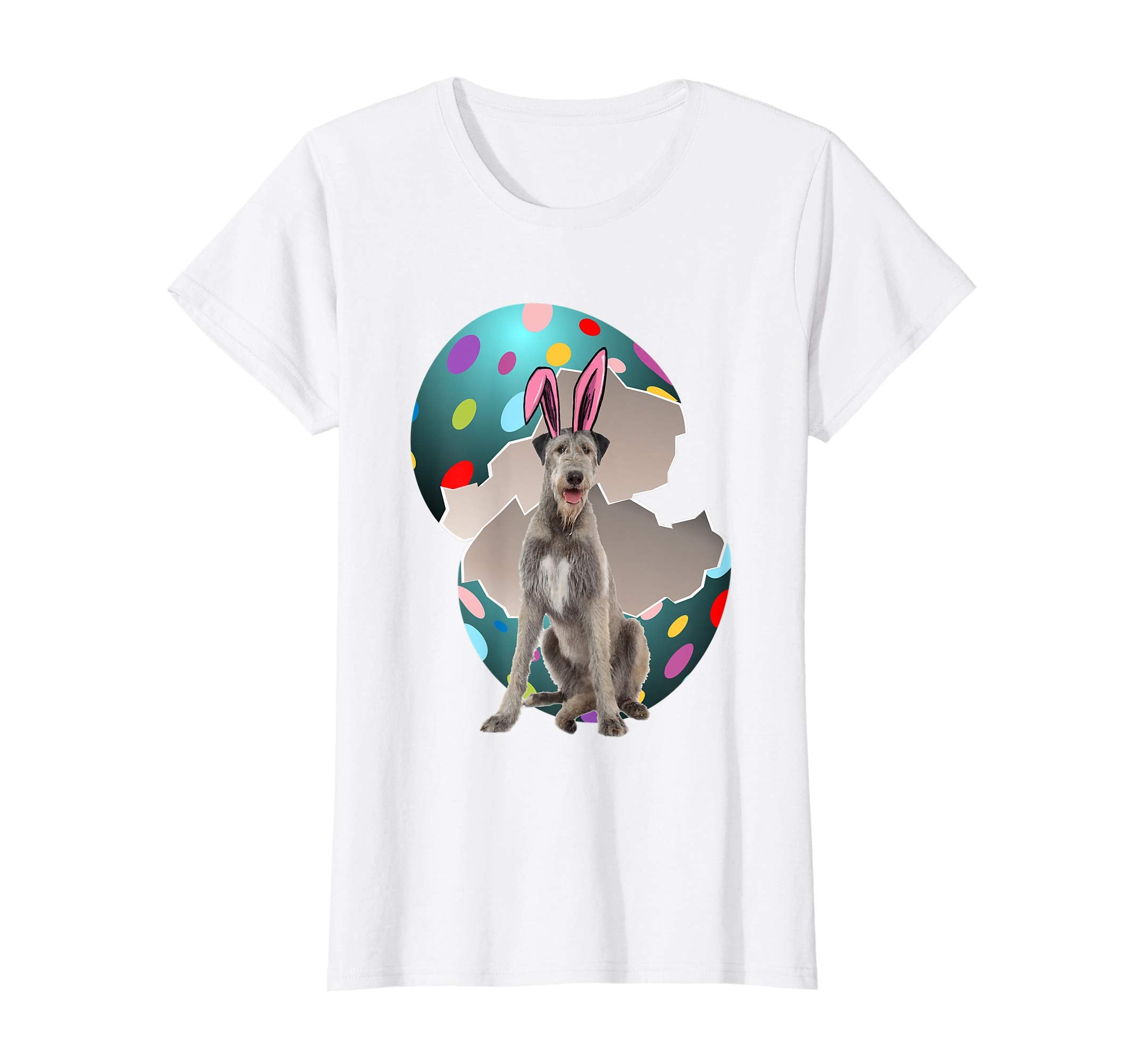 Irish Wolfhound Dad Mom Easter Day Gift T shirt