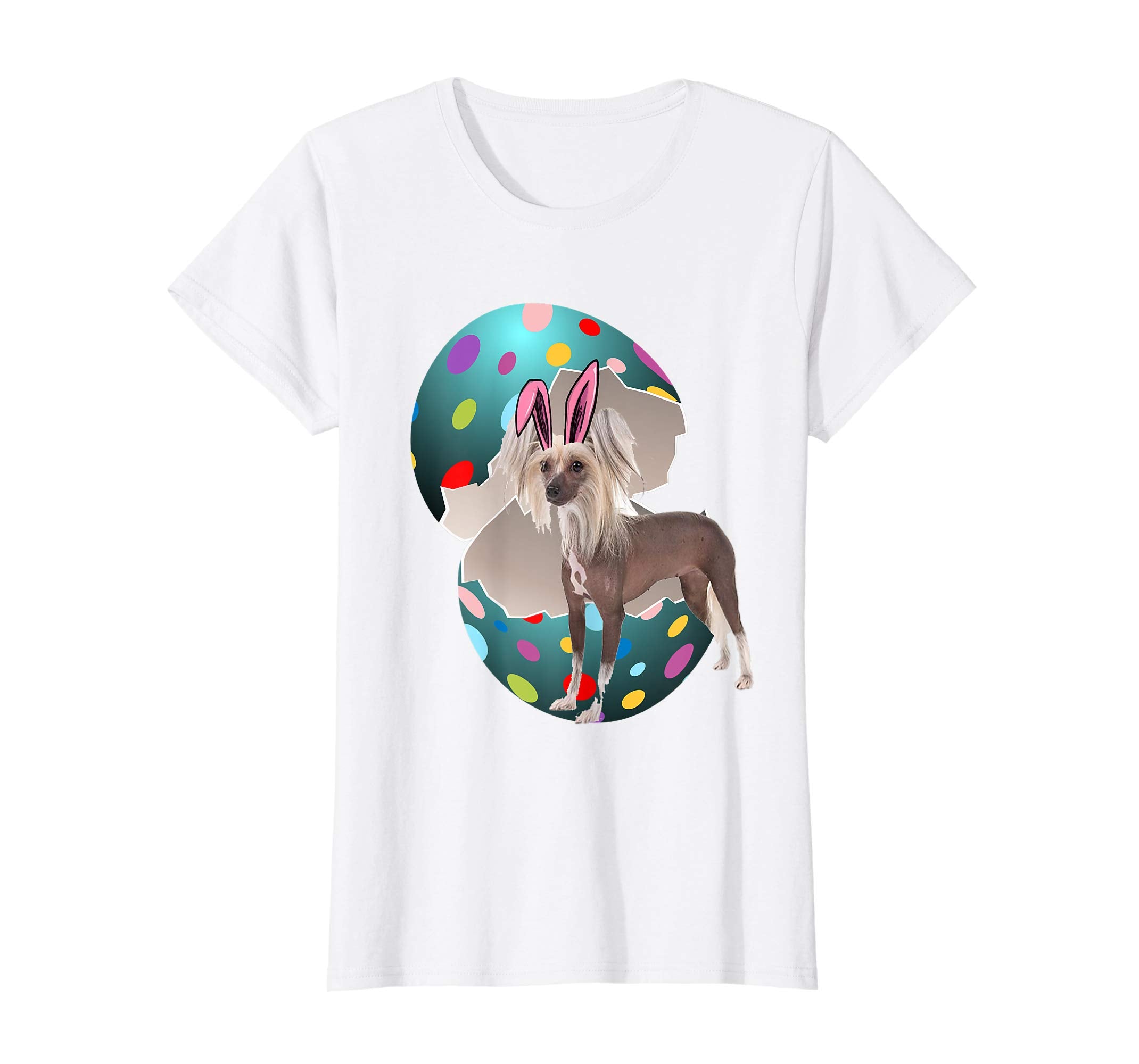 Chinese Crested Dad Mom Easter Day Gift T shirt