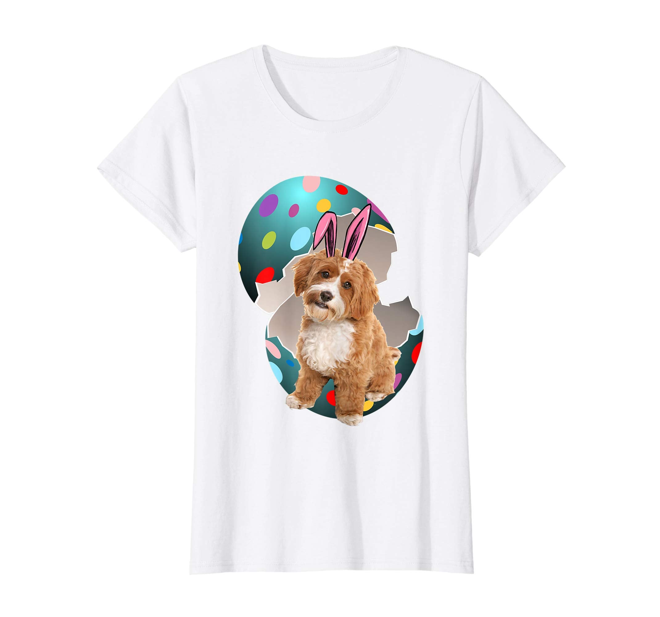 Cavapoo Dad Mom Easter Day Gift T shirt
