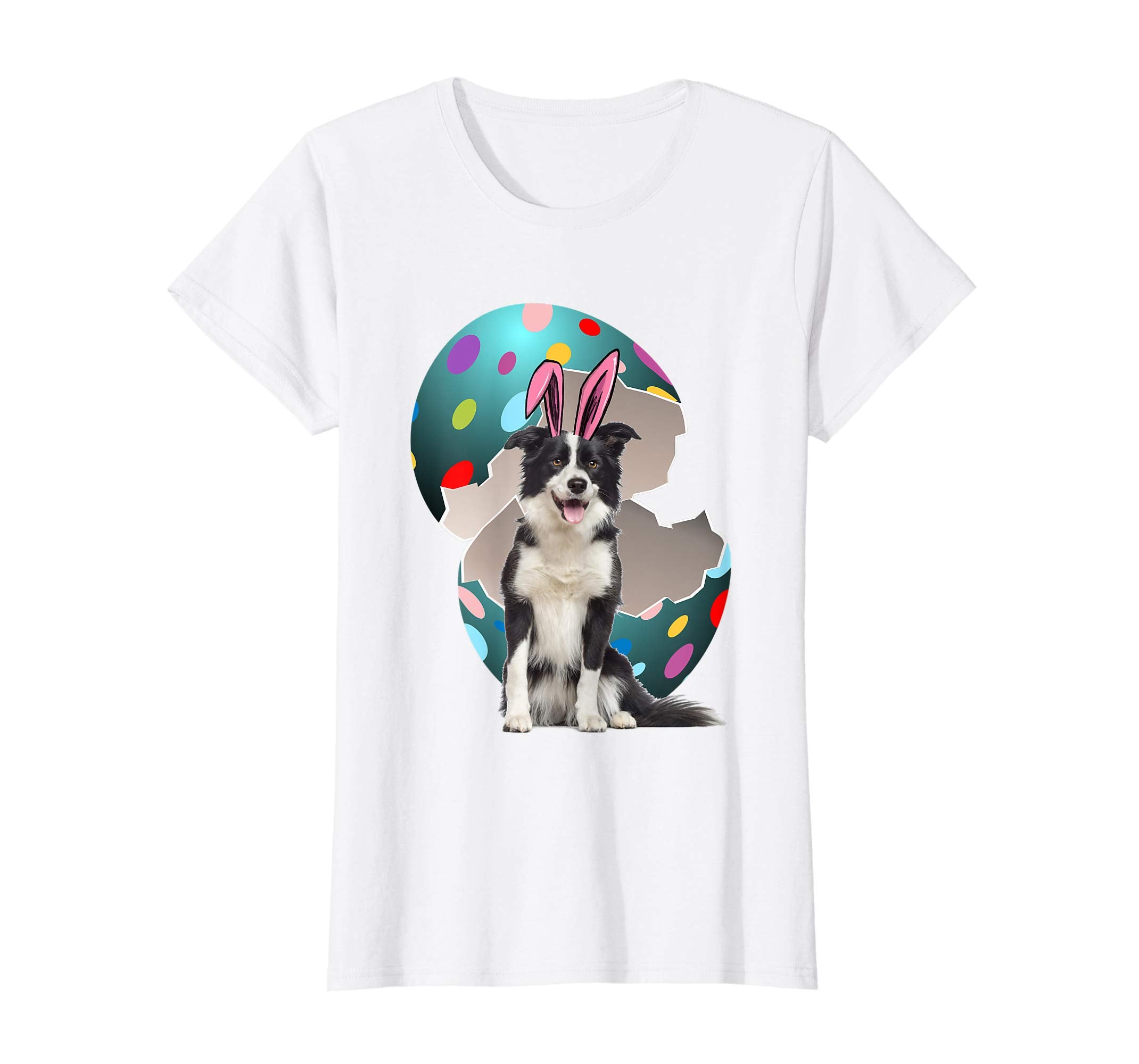 Border Collie Dad Mom Easter Day Gift T shirt