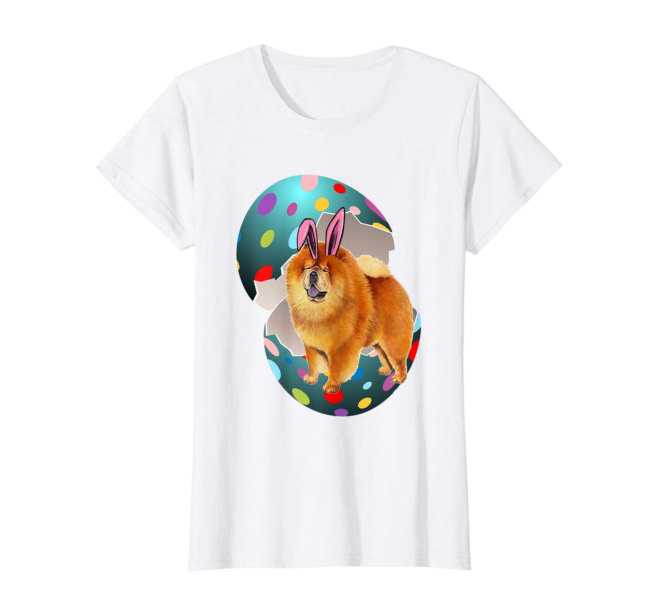 Chow Chow Dad Mom Easter Day Gift T shirt