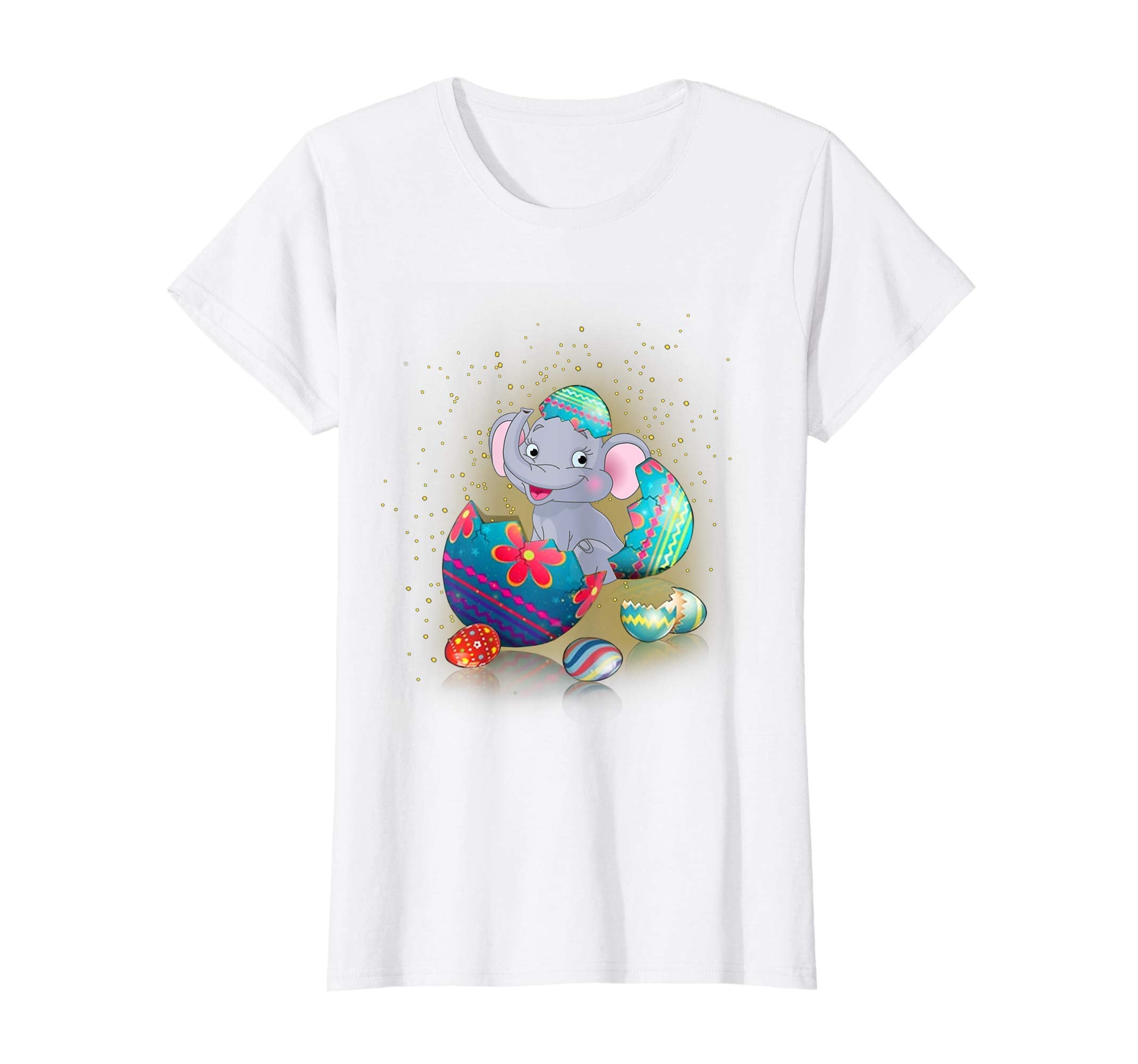 Elephant Easter Eggs Funny T-Shirts Happy Easter Bunny Gifts