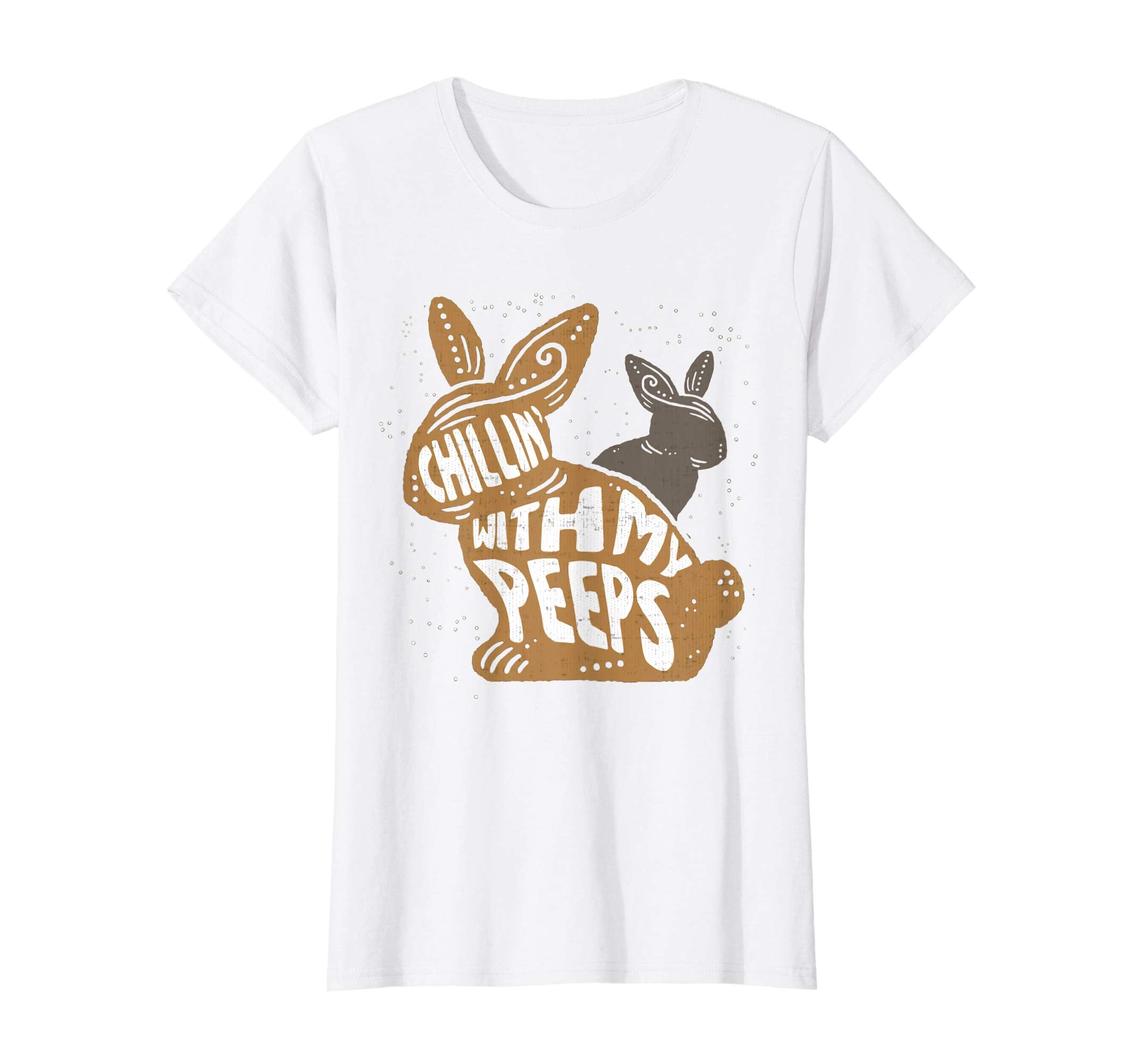 Chillin' With My Peeps Easter Bunny T-Shirt