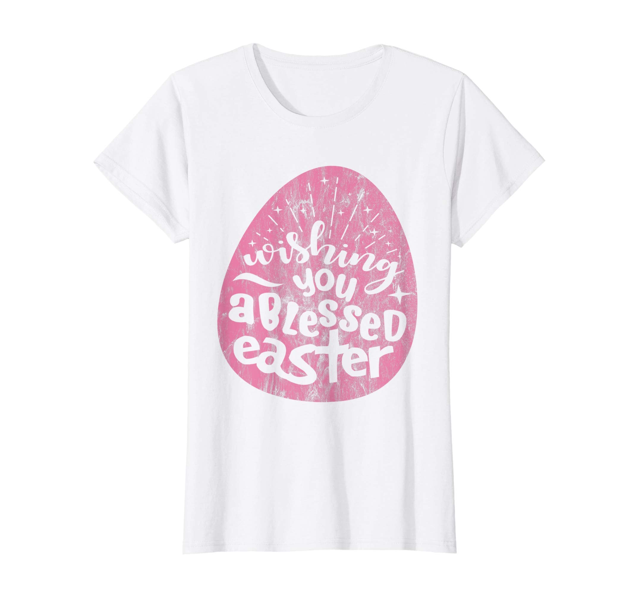 Wishing You A Blessed Easter T-Shirt Gift Women