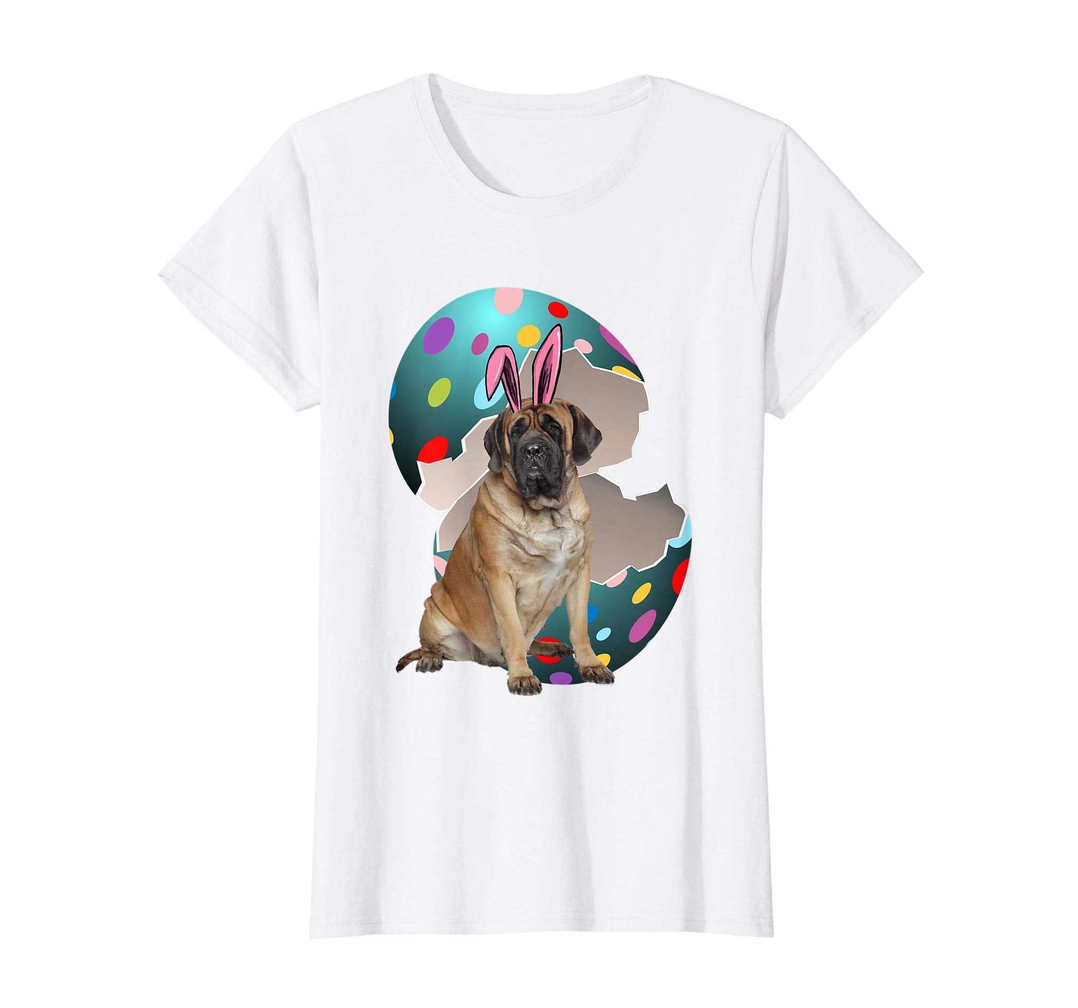 English Mastiff Dad Mom Easter Day Gift T shirt