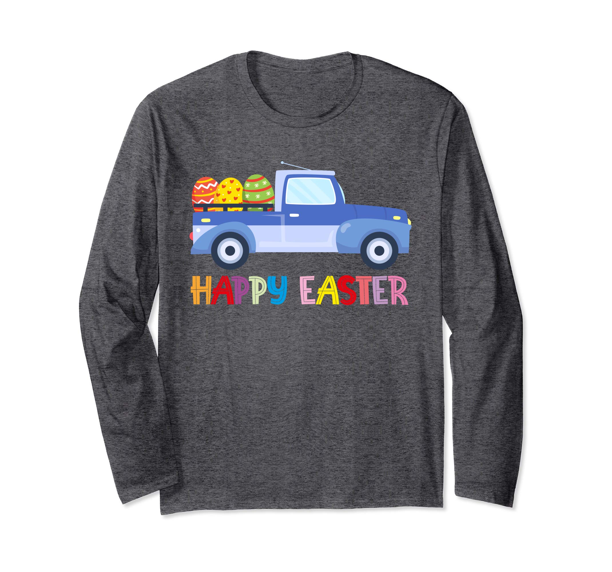 Happy Easter Truck Egg Hunt Is On Long Sleeve T Shirt Gift