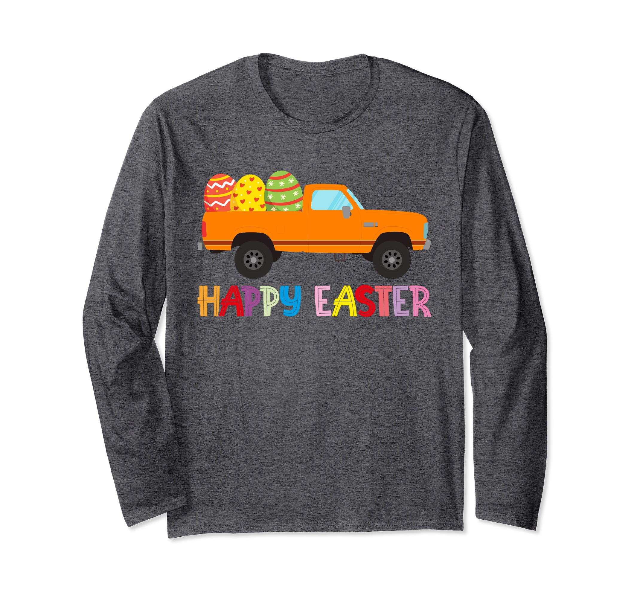 Happy Easter Truck Egg Hunt Is On Long Sleeve T Shirt Gift