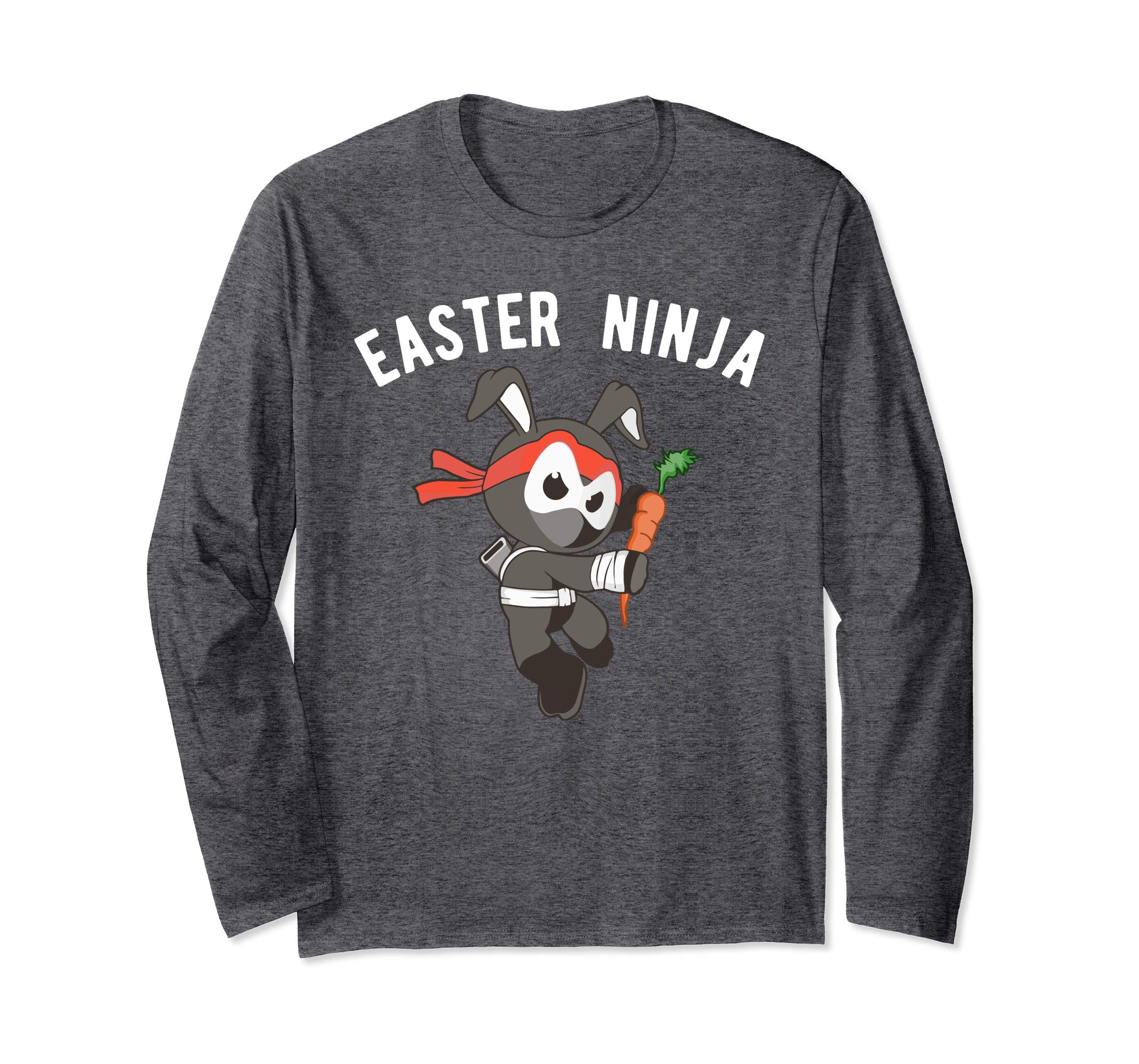 Easter Ninja Bunny Long Sleeve Shirt, Pascha Rabbit Gift