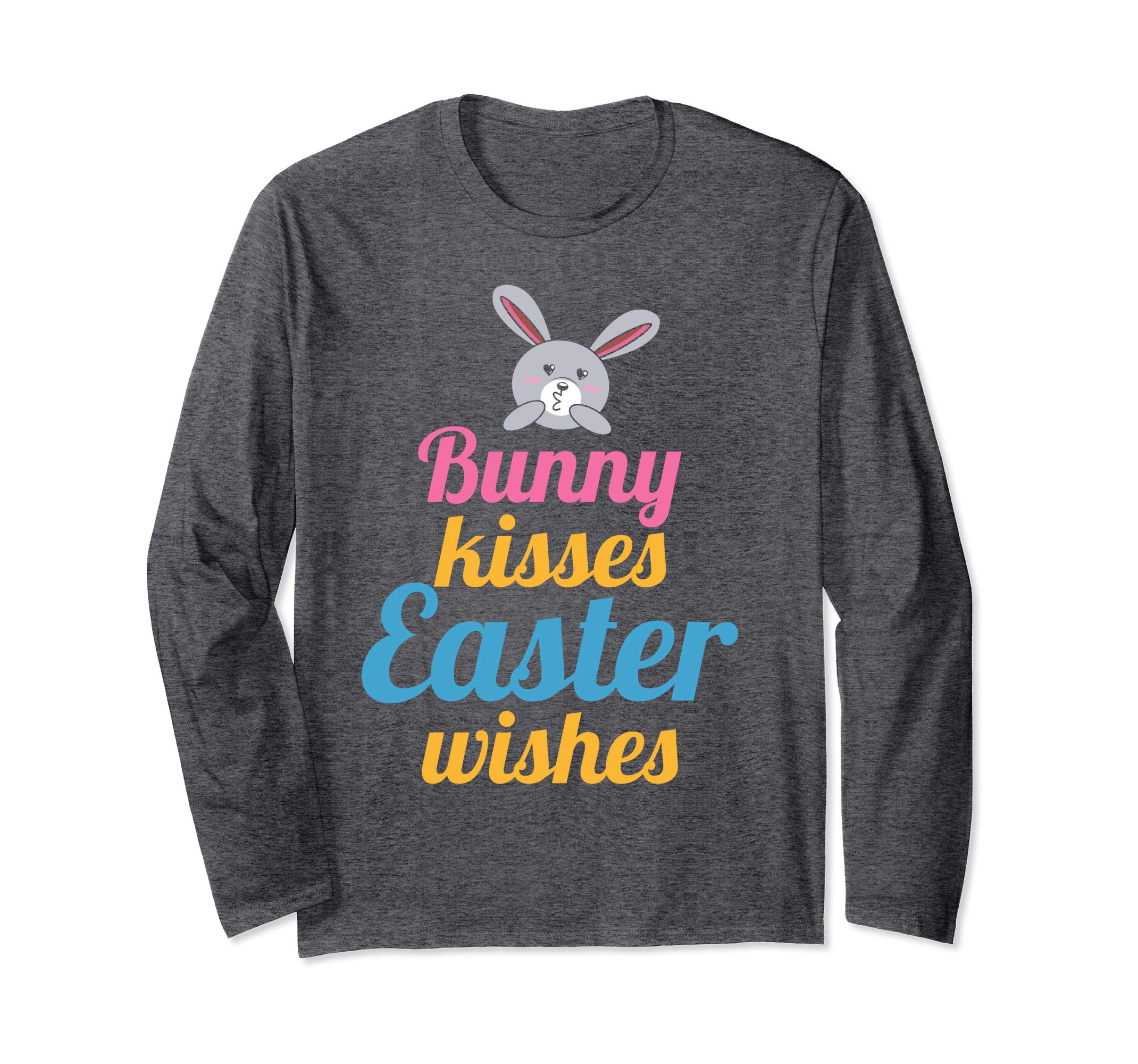 Bunny Kisses Easter Wishes Sunday Egg Hunt Hiding T Shirt