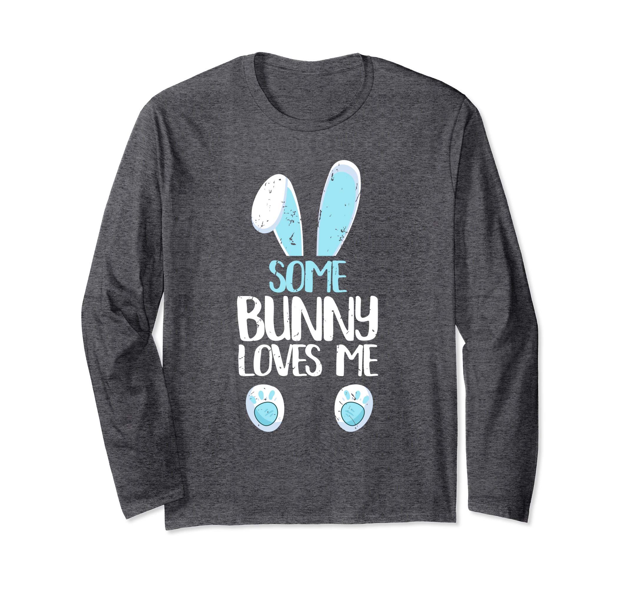 Some Bunny Loves Me Cute Easter Couple Gift Sleeves Shirt