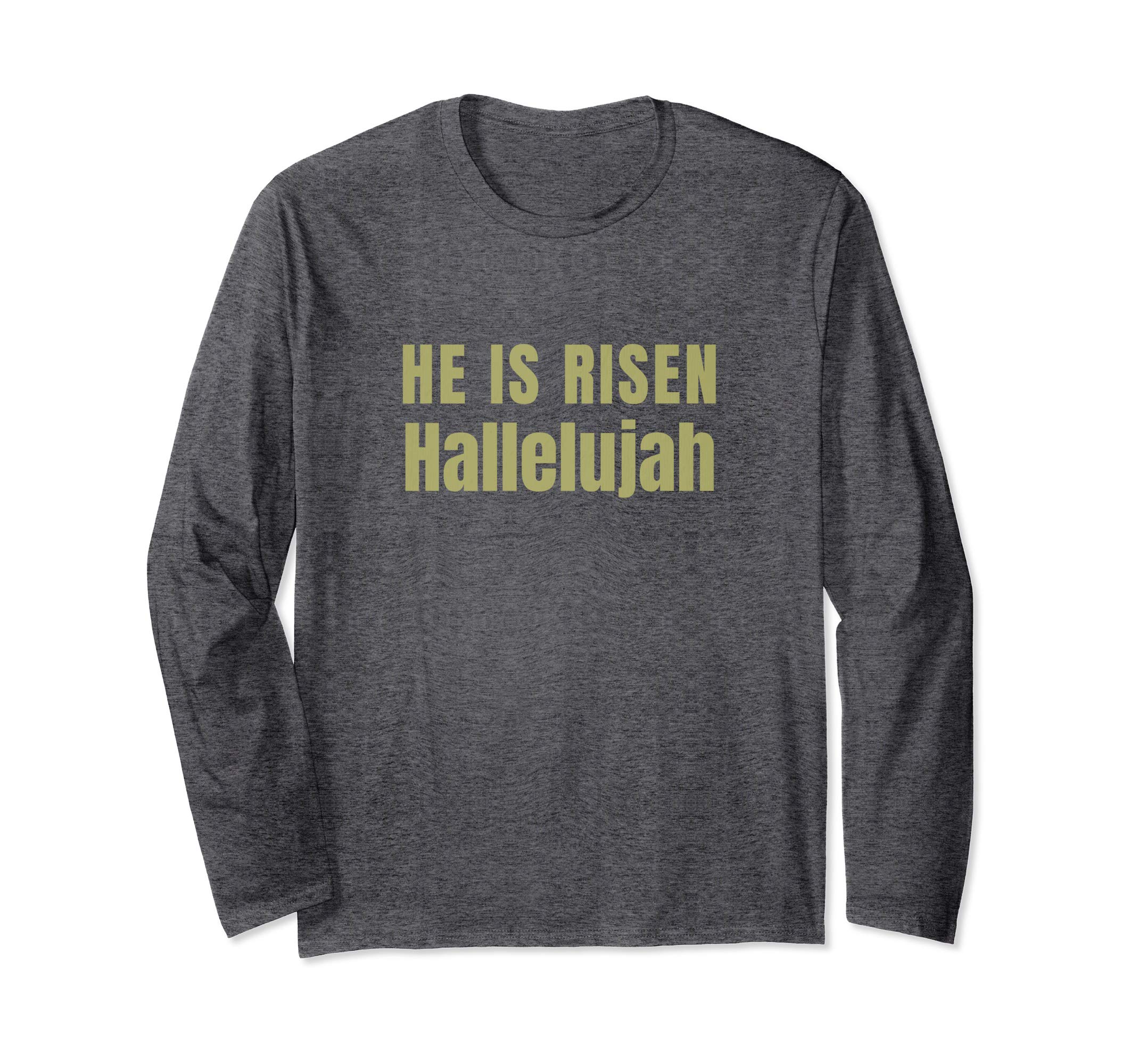 Religious Easter He is Risen Hallelujah Long Sleeve T-Shirt