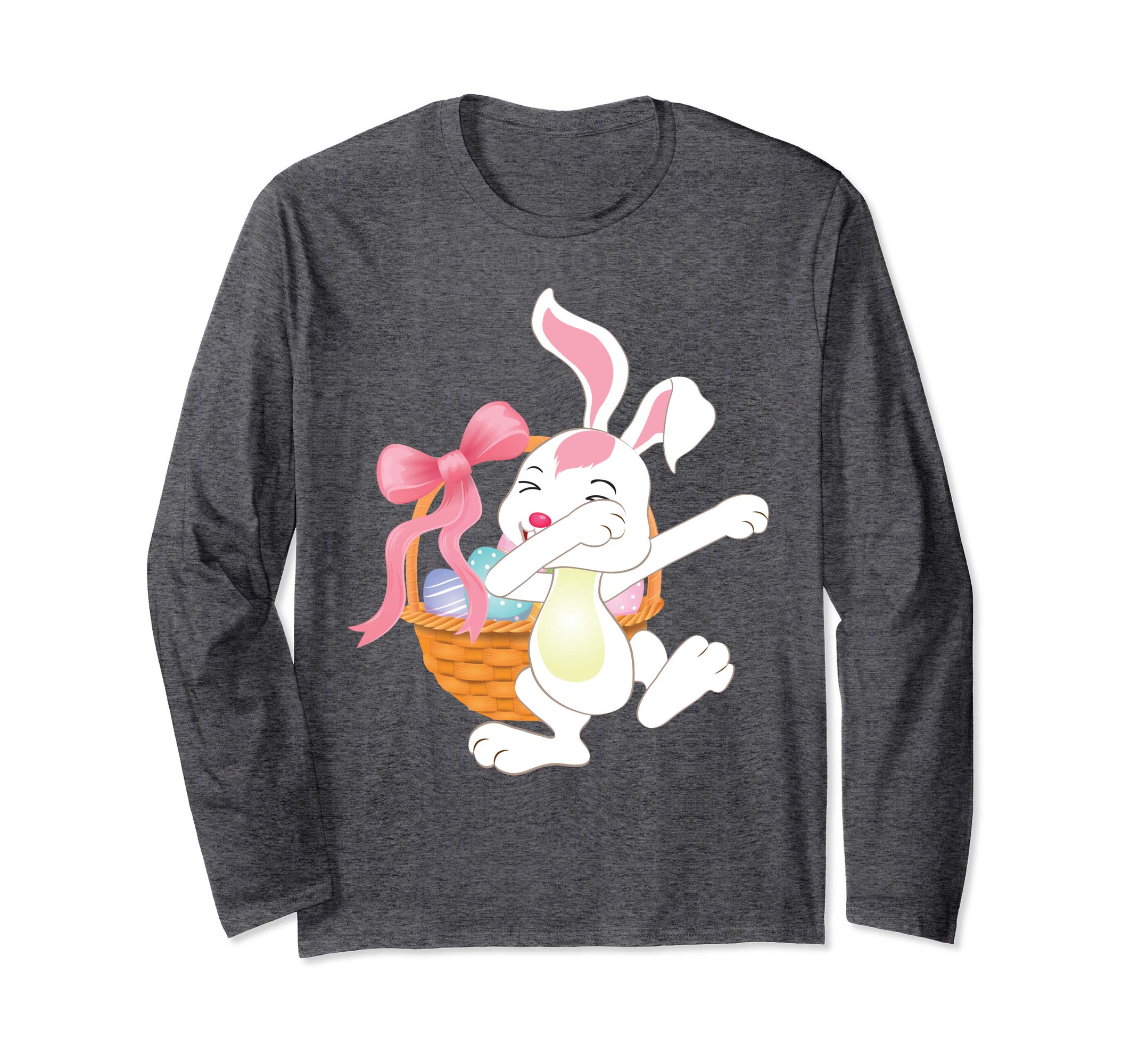 Cute Bunny Dab Dabbing Around The Easter Eggs T-Shirt Lovely