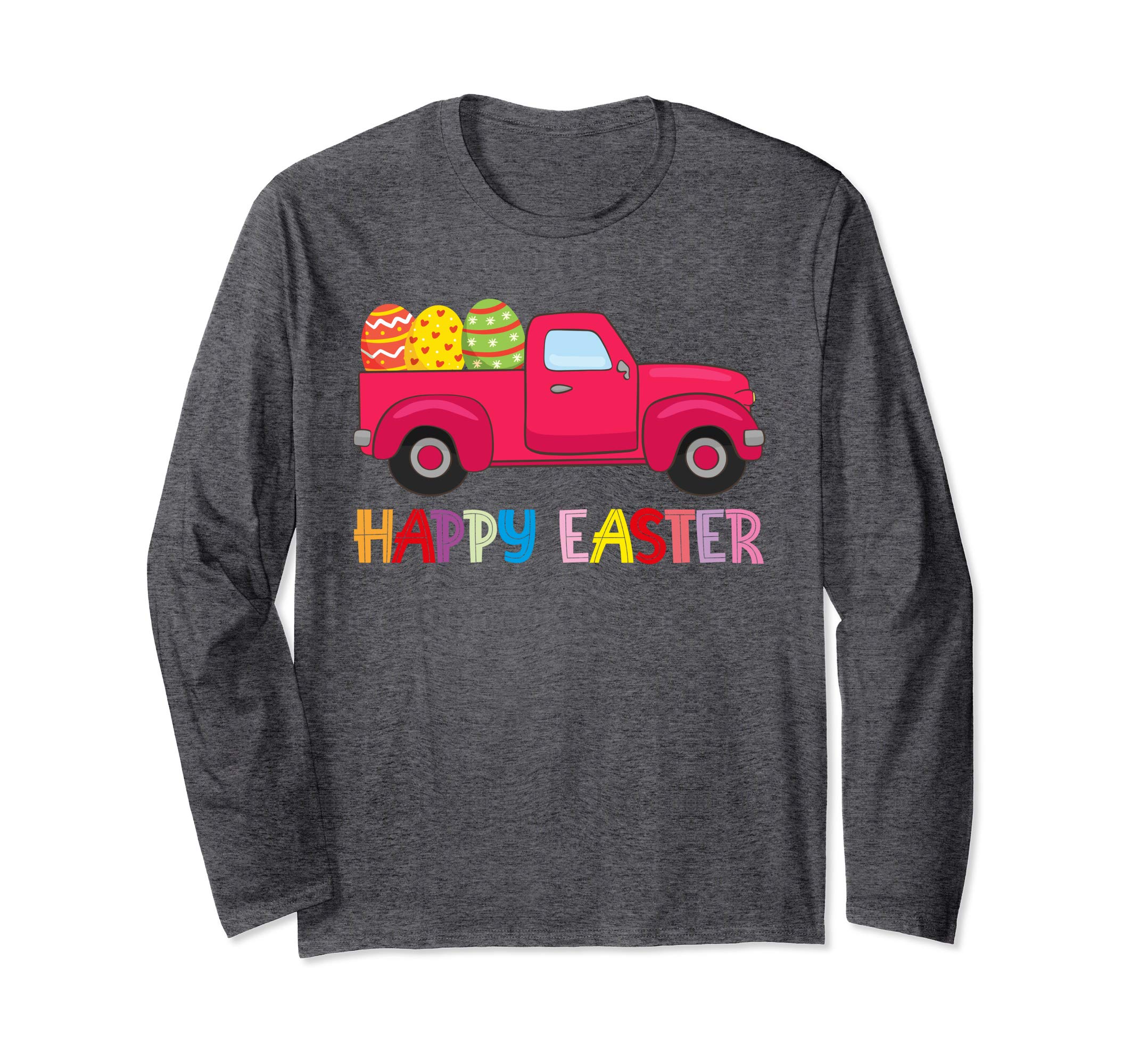Happy Easter Truck Egg Hunt Is On Long Sleeve T Shirt Gift