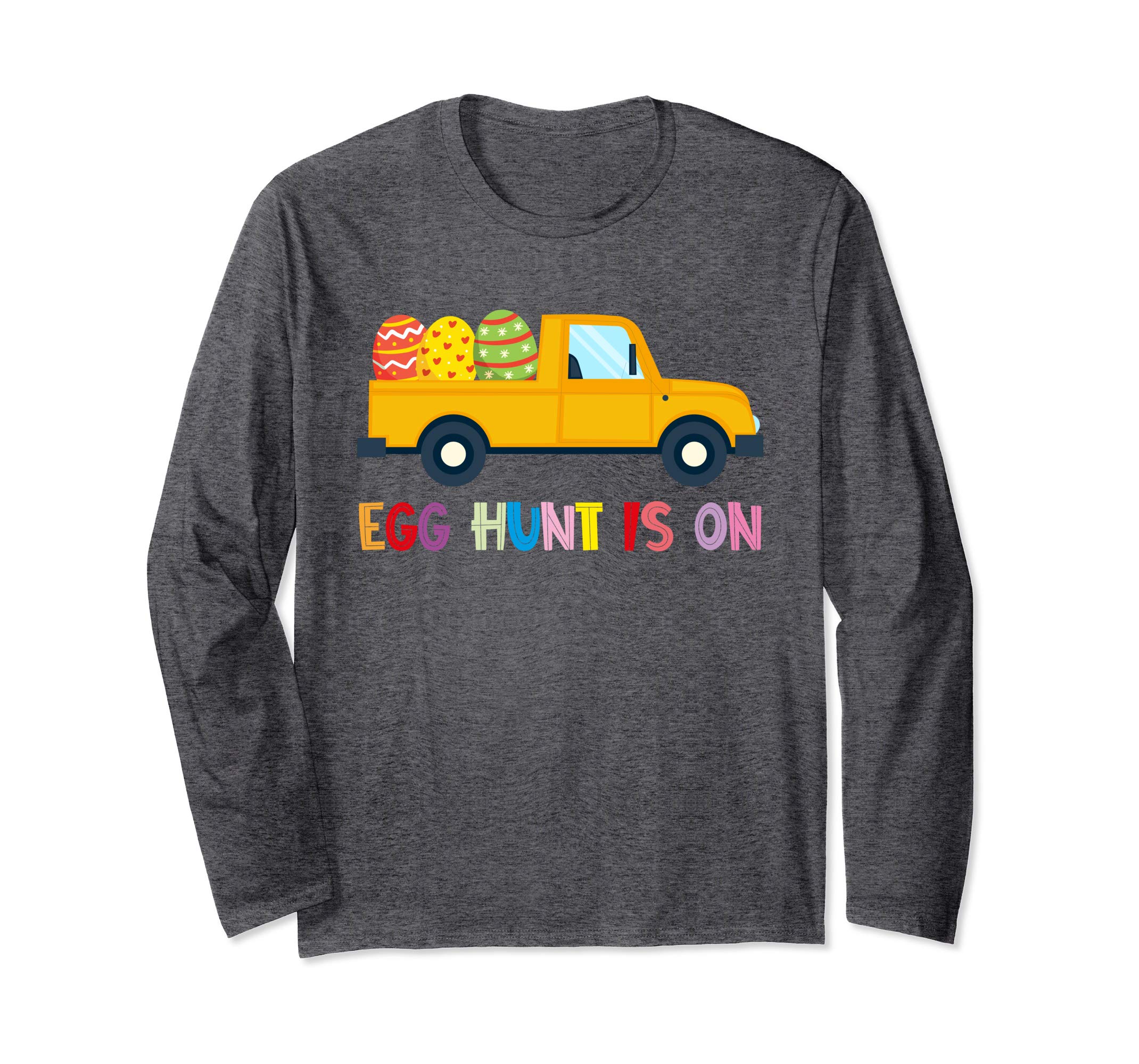 Happy Easter Truck Egg Hunt Is On Long Sleeve T Shirt Gift