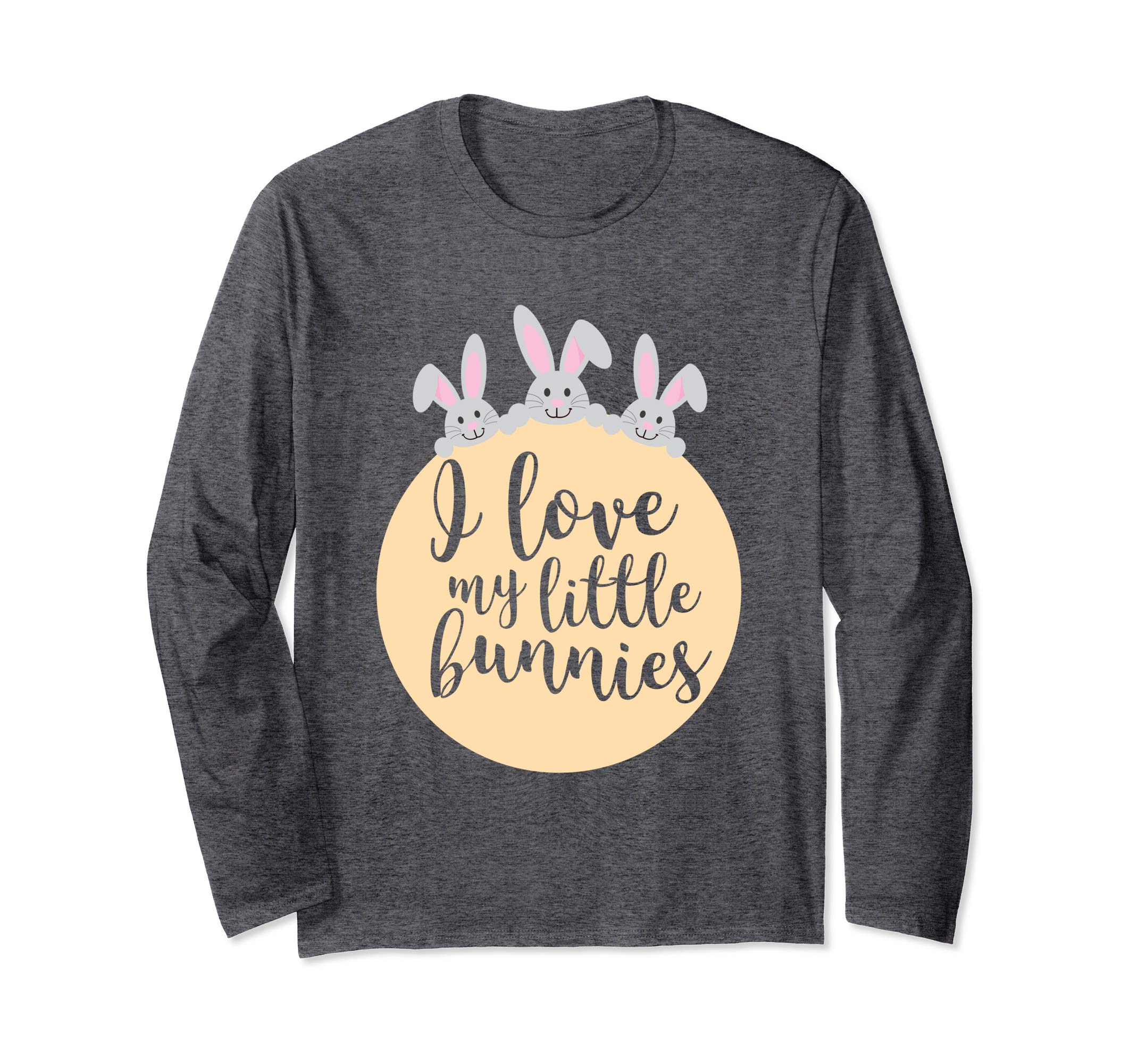 Easter Teacher Gift Shirt Cute Bunnies Long sleeve