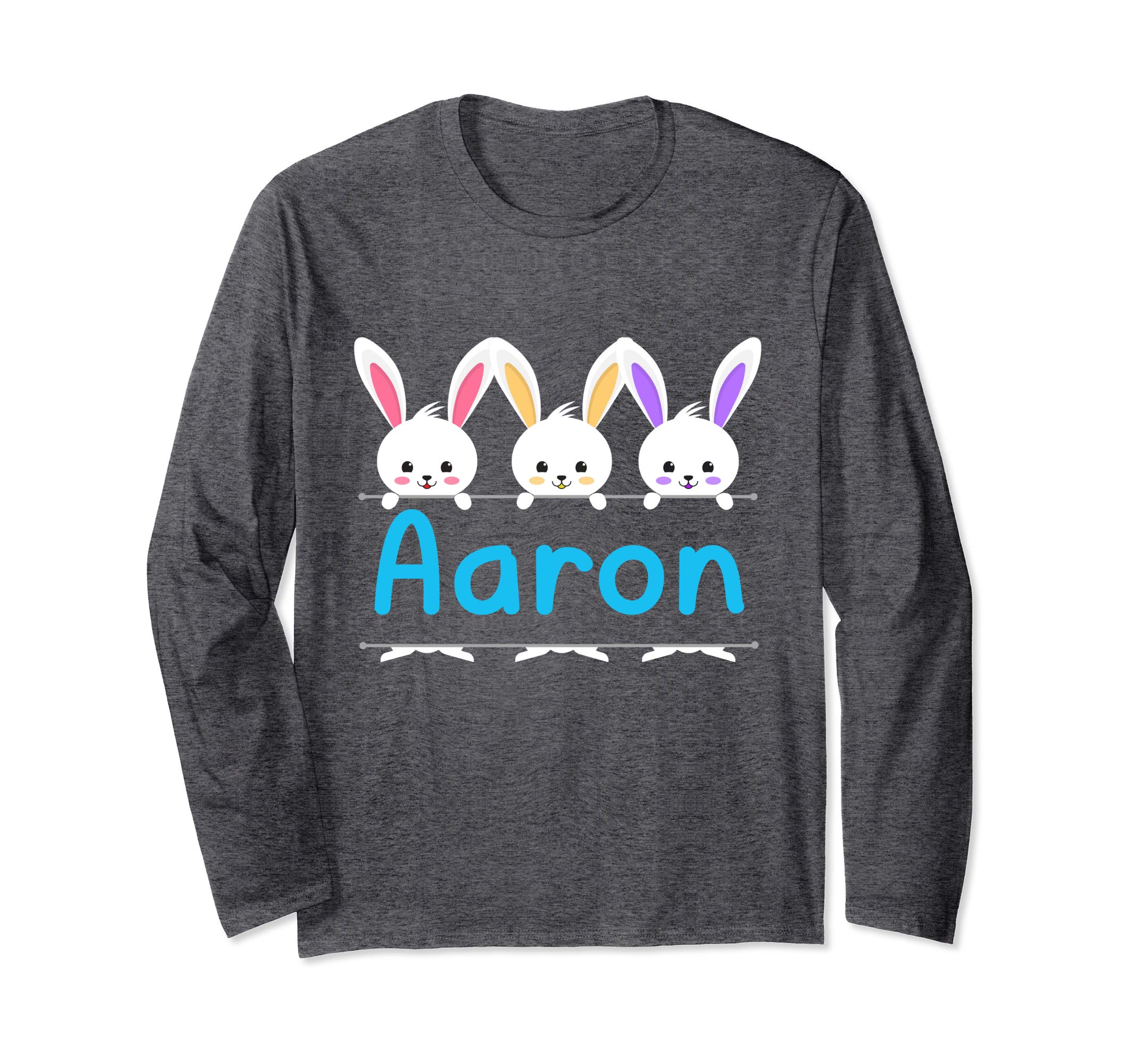 Easter day t-shirt super cute 3 Aaron Rabbits