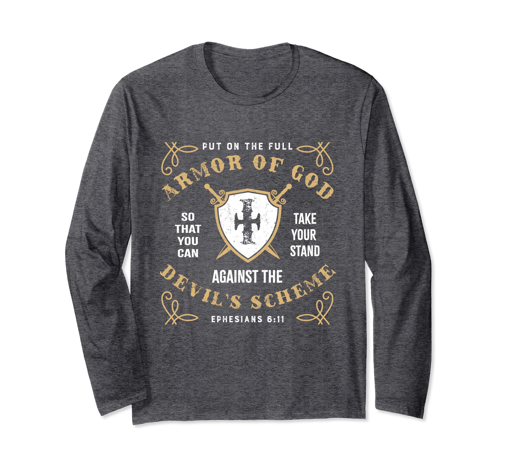 Armor of God Long Sleeve Shirt Bible Christian Easter Gift