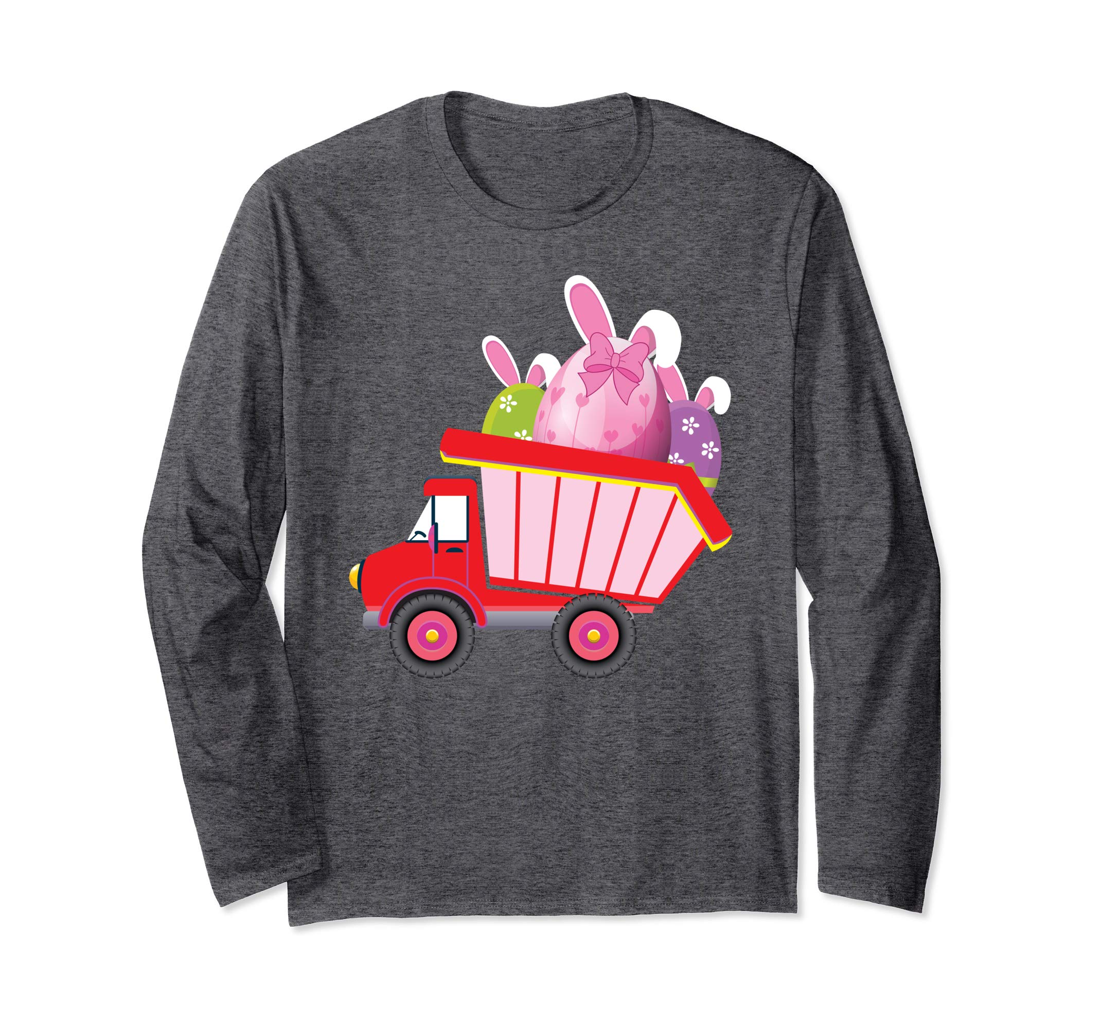 Easter Dump Truck Bunny Eggs Delivering T-Shirt Boys Girls