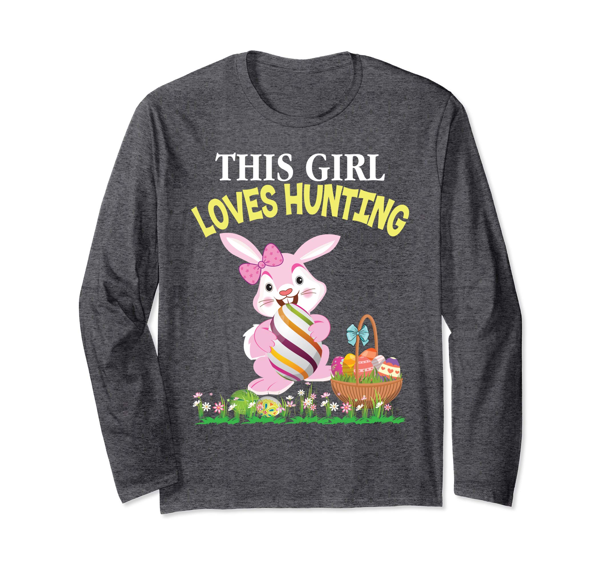 This Girl Loves Eggs Hunting Bunny Easter Day T-Shirt