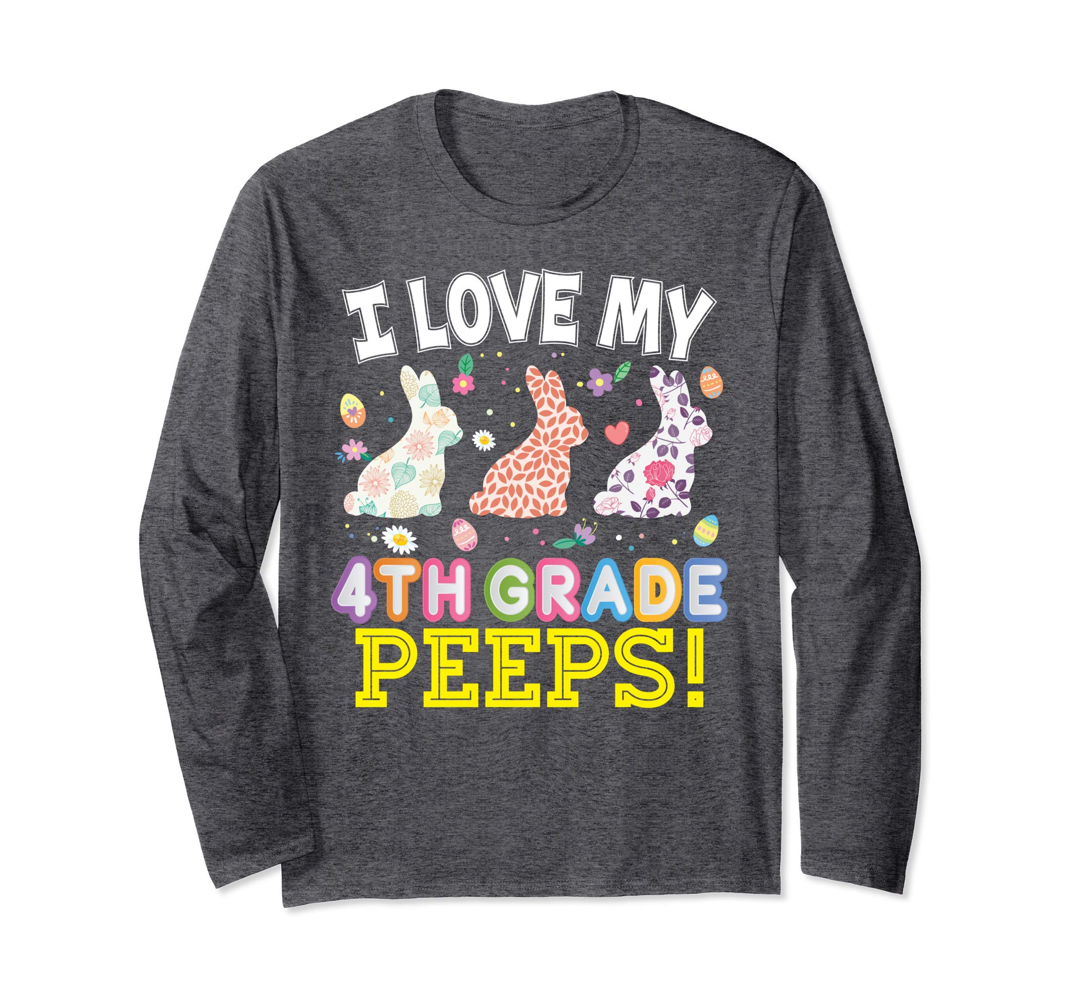 I Love My 4th Grade Peeps Fourth Easter Bunnies T-Shirt