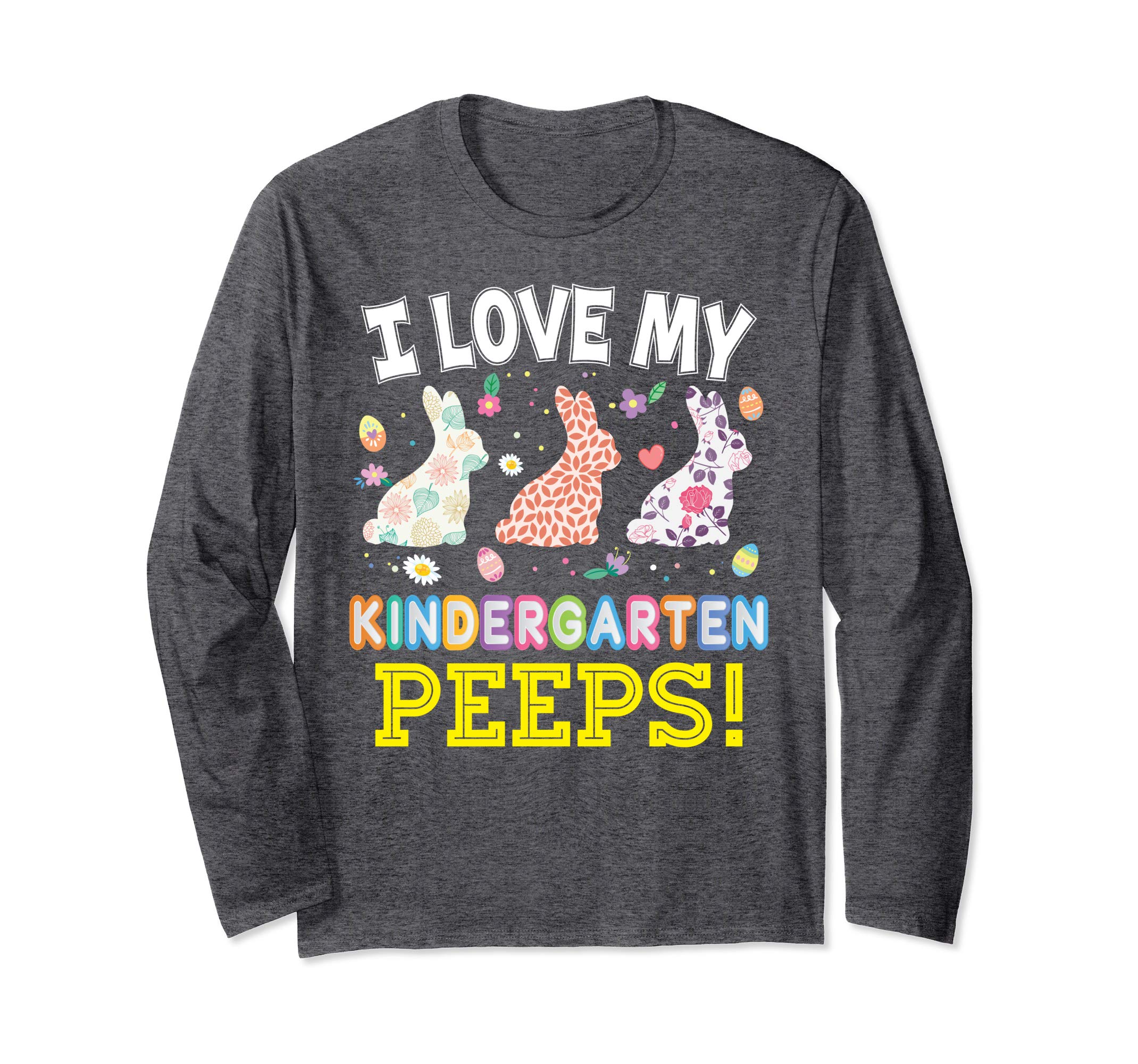 I Love My Kindergarten Peeps Teacher Easter Bunnies T-Shirt