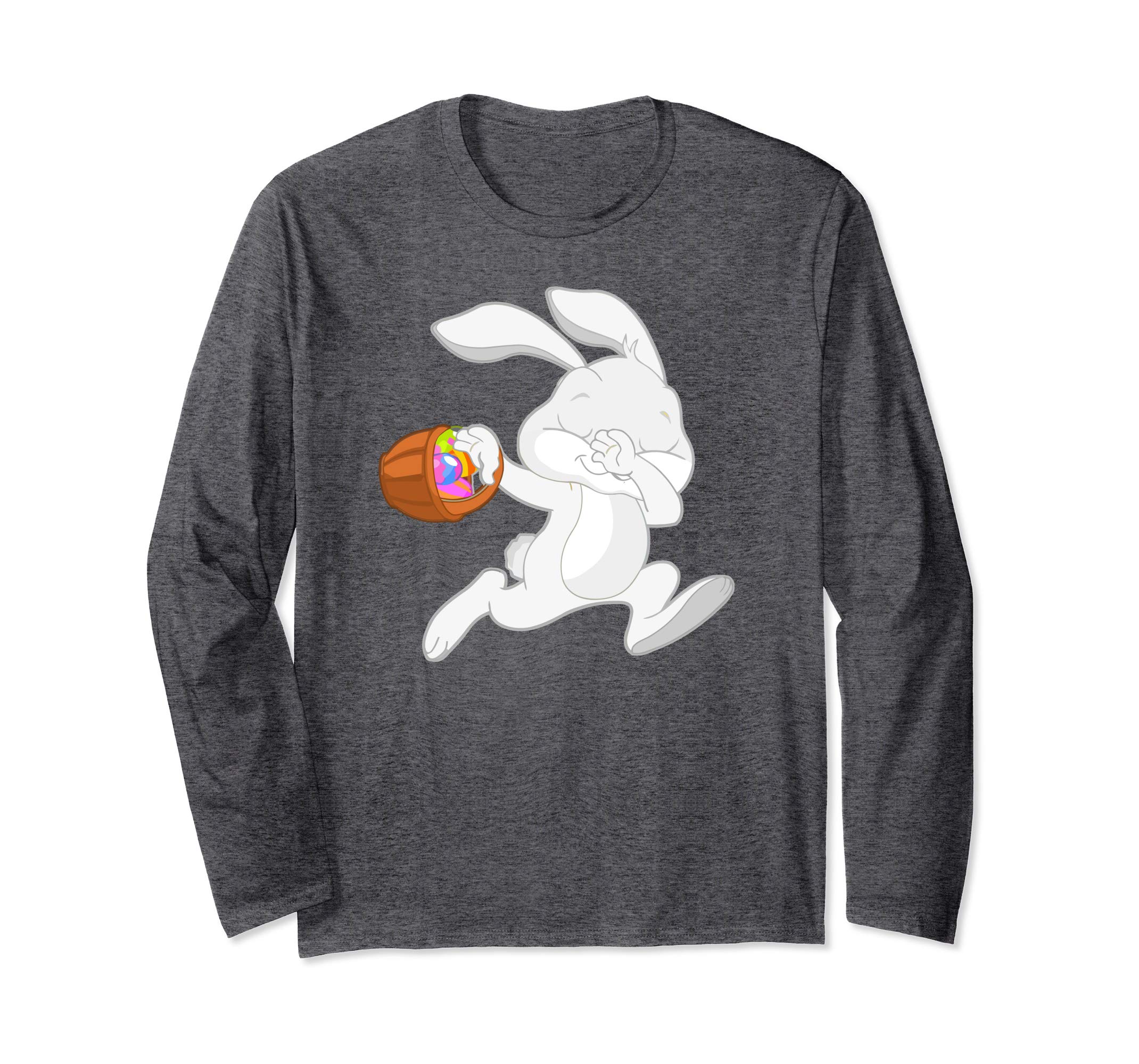 Funny Easter Rabbit Long Sleeve Shirt, Running Bunny Gift