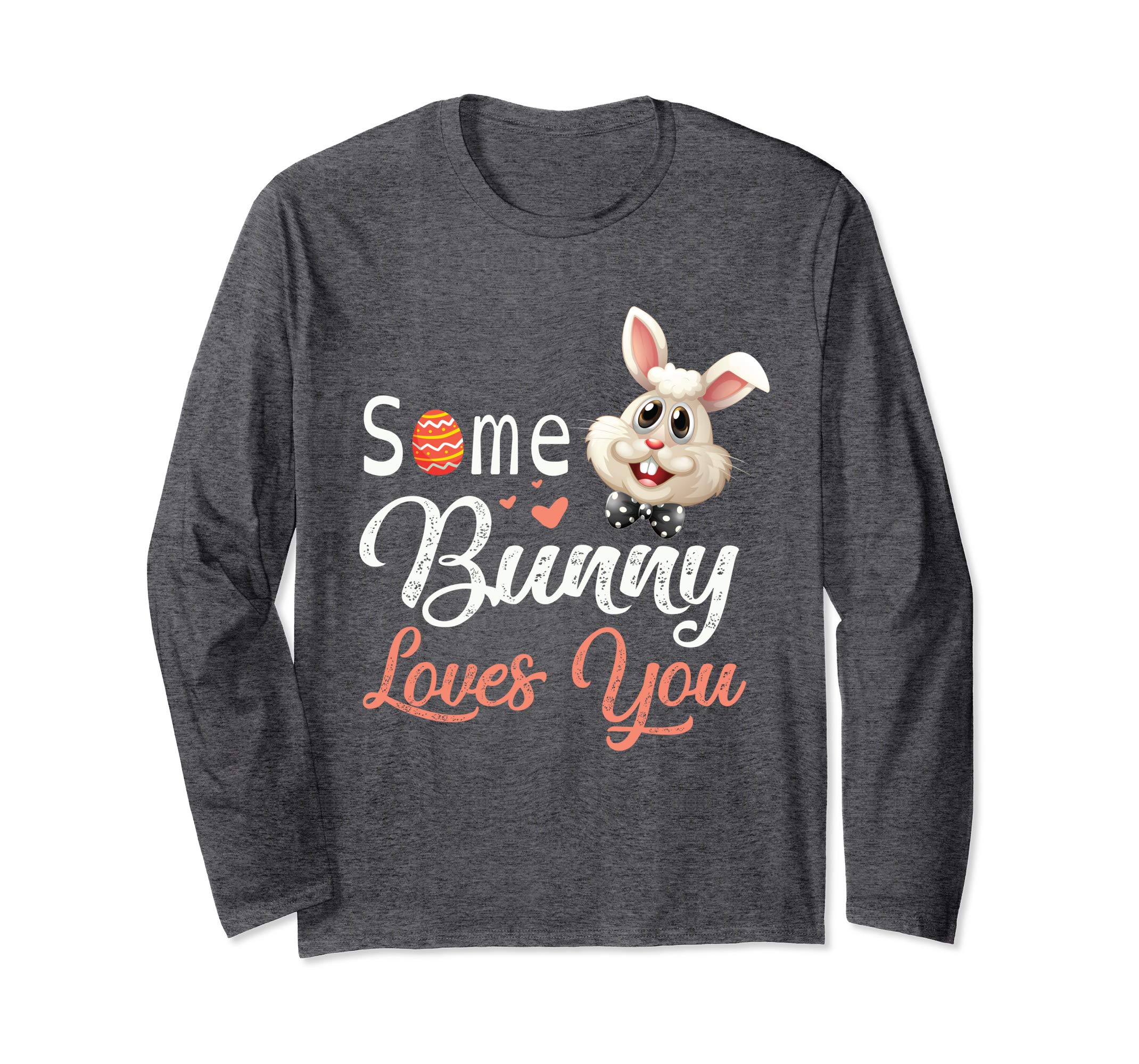 Easter Eggs Hearts Rabbit Some Bunny Loves You Happy Shirt