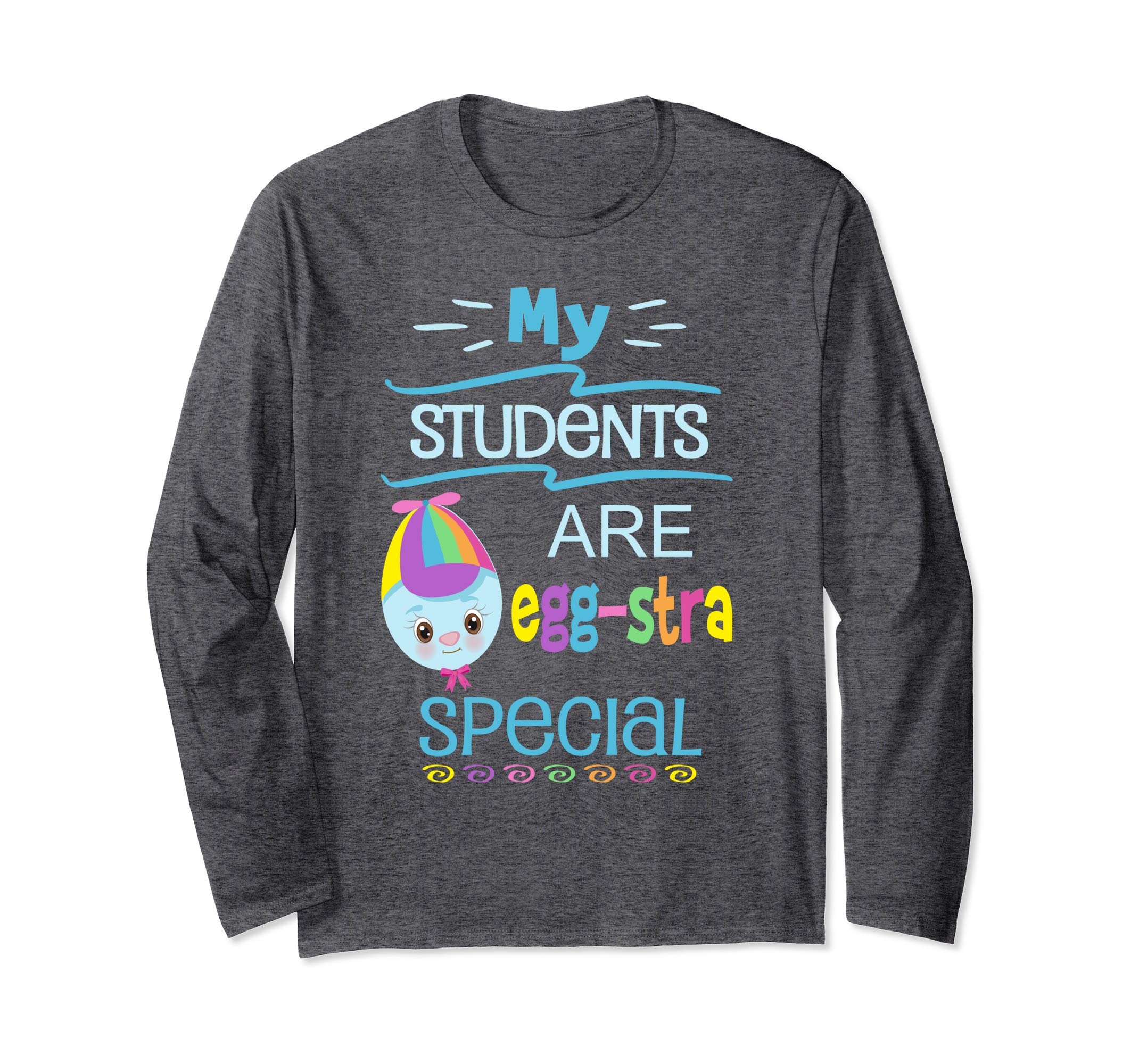 Easter Teacher Longsleeve Shirt Funny Eggstra Students